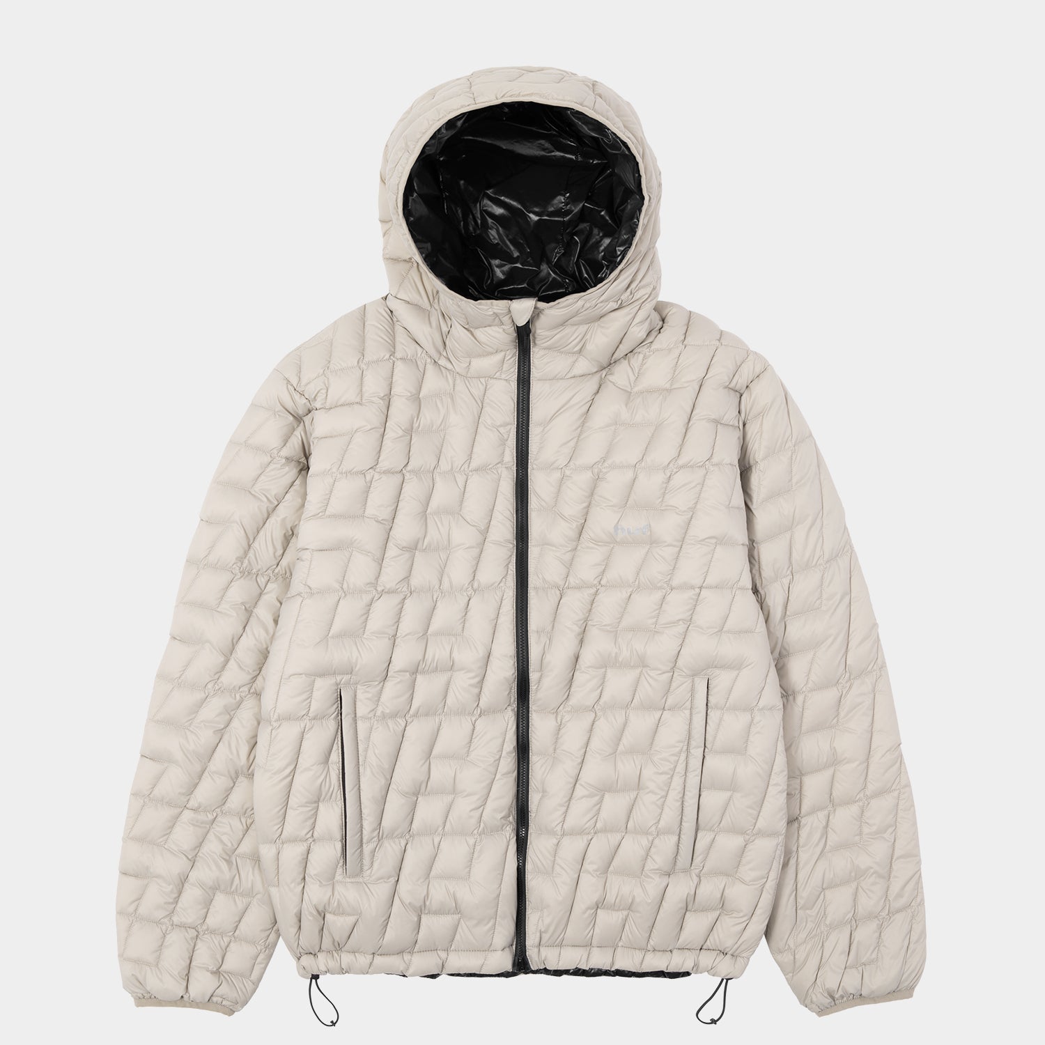 HUF (ハフ) Worldwide JP /JACKETS（ジャケット）/ HUF X TAION CASCADE PACKABLE HOODED DOWN JACKET商品 / BLACK