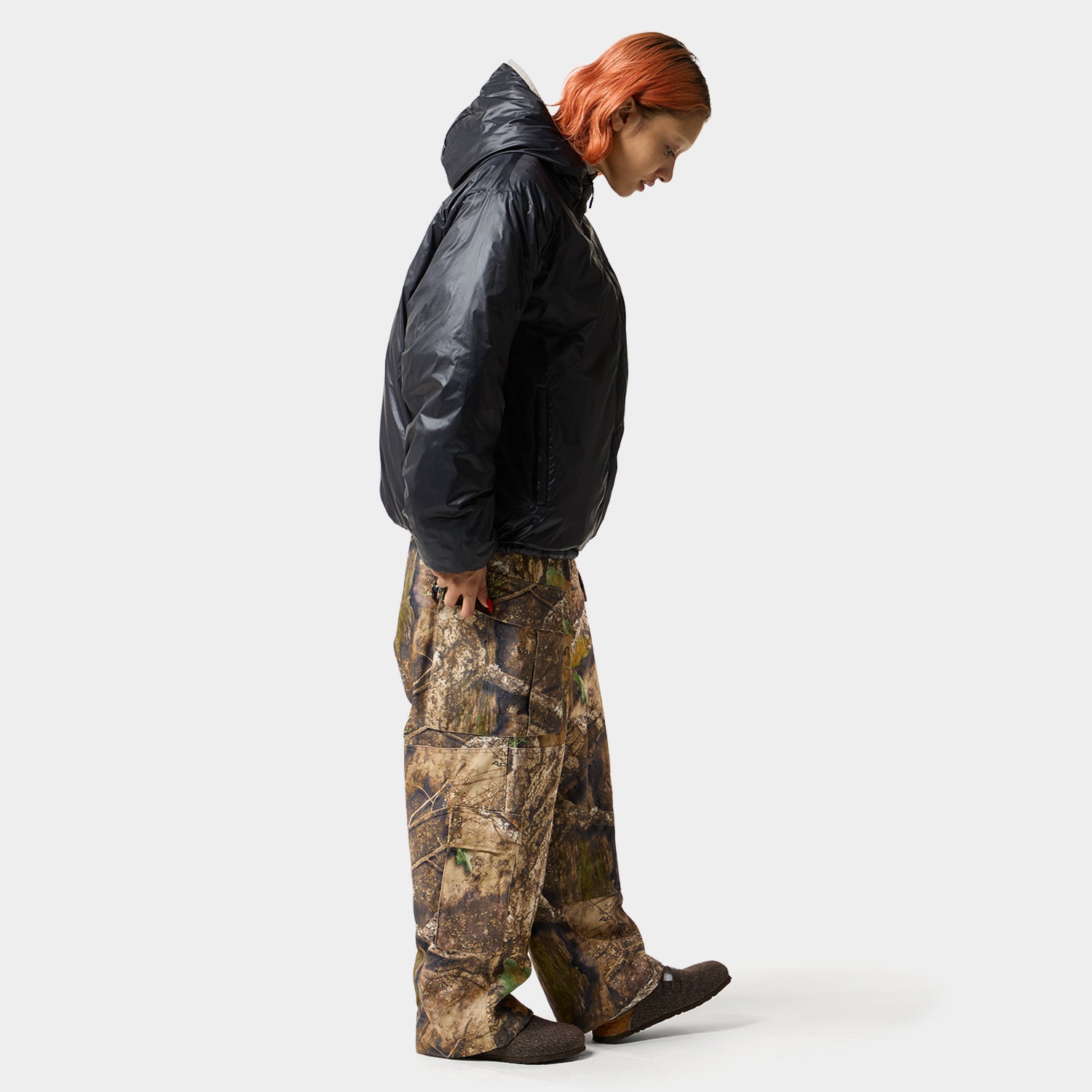 HUF (ハフ) Worldwide JP /JACKETS（ジャケット）/ HUF X TAION CASCADE PACKABLE HOODED DOWN JACKET商品 / BLACK