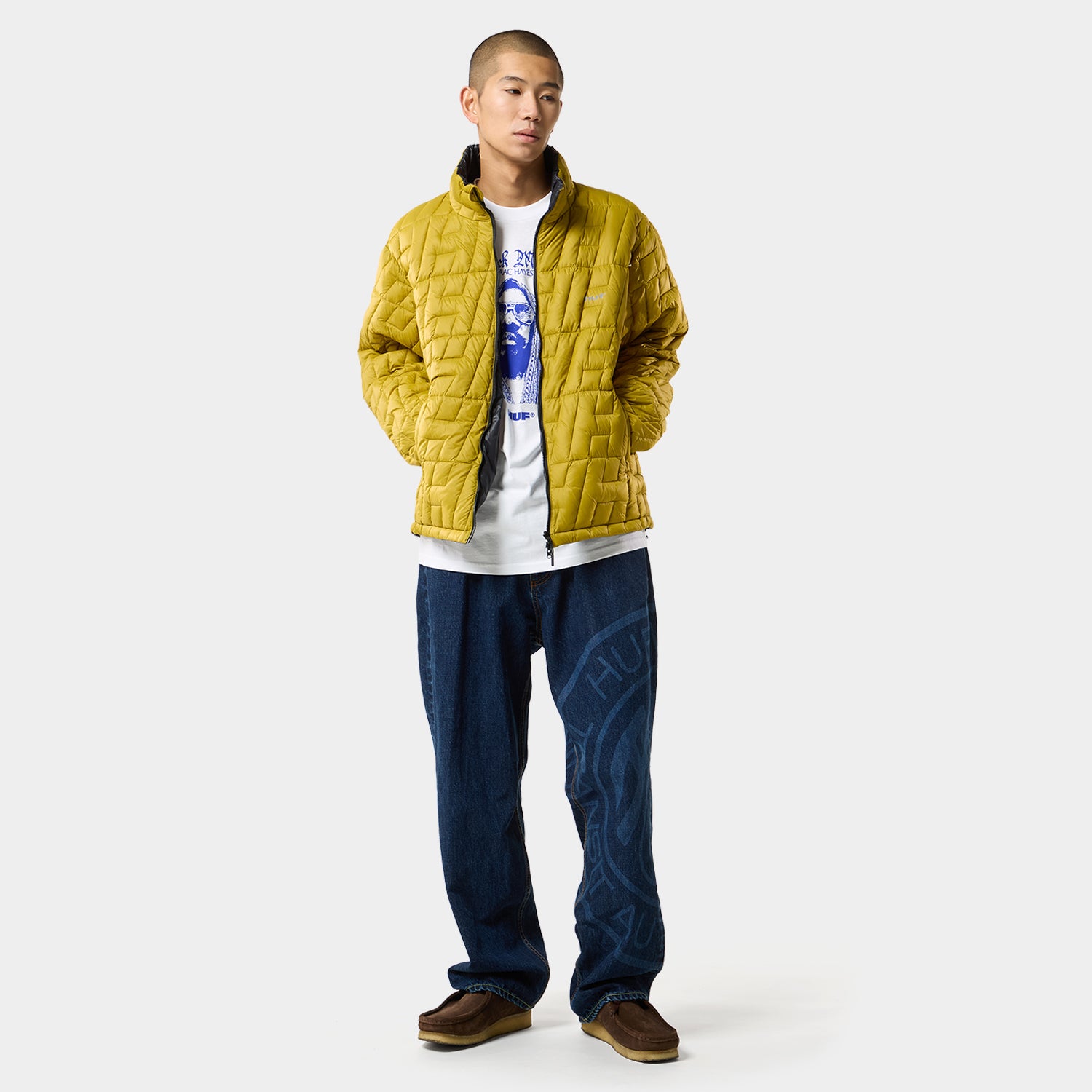 HUF (ハフ) Worldwide JP /JACKETS（ジャケット）/ HUF X TAION CASCADE PACKABLE DOWN JACKET商品 / STONE