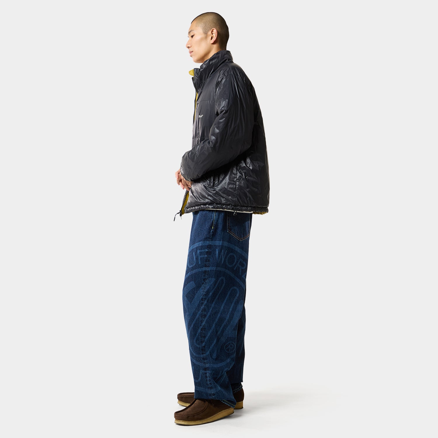 HUF (ハフ) Worldwide JP /JACKETS（ジャケット）/ HUF X TAION CASCADE PACKABLE DOWN JACKET商品 / STONE