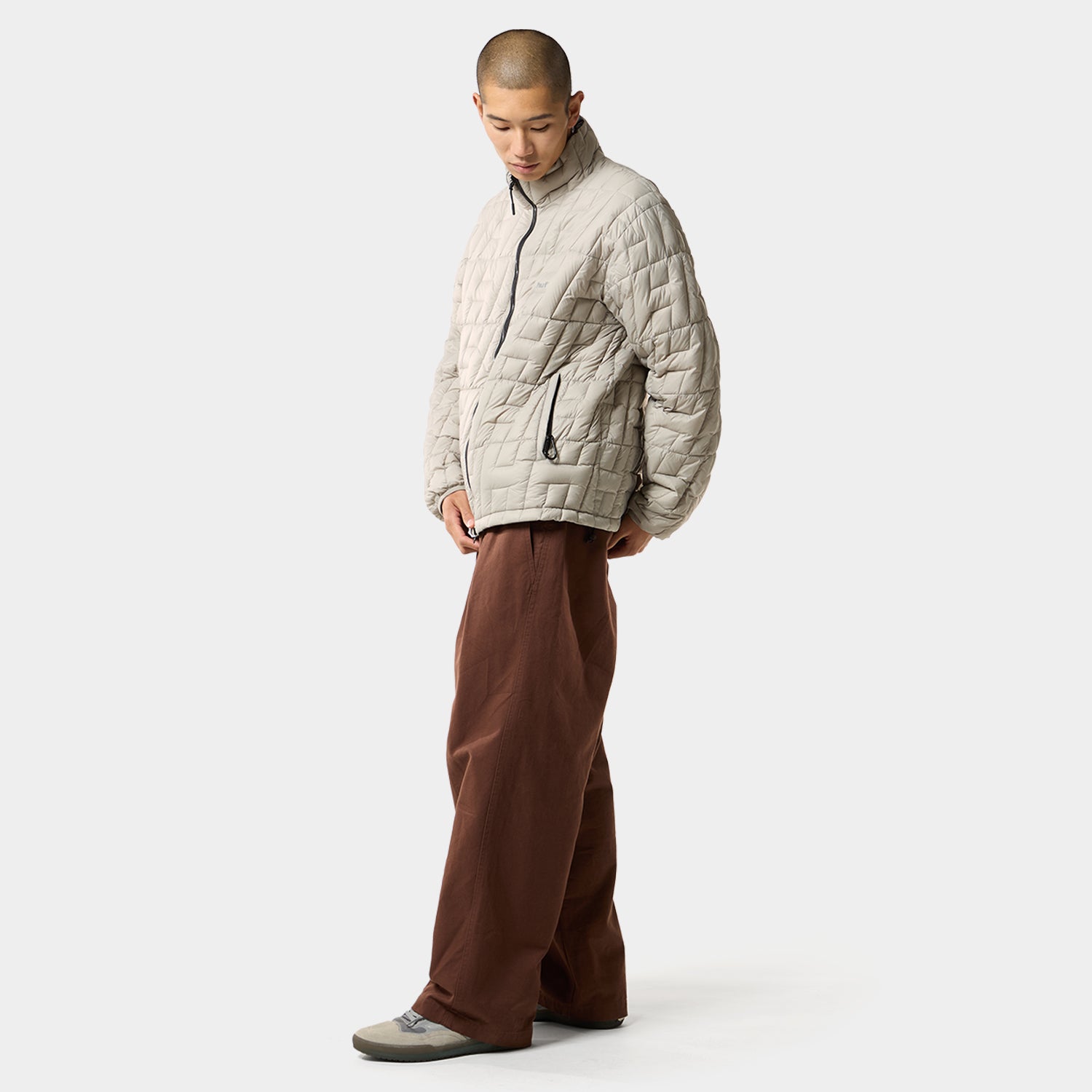 HUF (ハフ) Worldwide JP /JACKETS（ジャケット）/ HUF X TAION CASCADE PACKABLE DOWN JACKET商品 / STONE