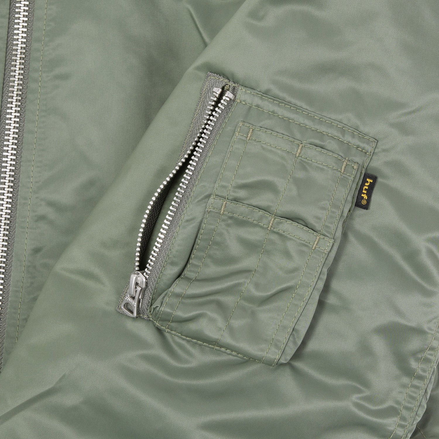 HUF (ハフ) Worldwide JP /JACKETS（ジャケット）/ HUF X BARACUTA G9 MA-1 JACKET商品 / OLIVE