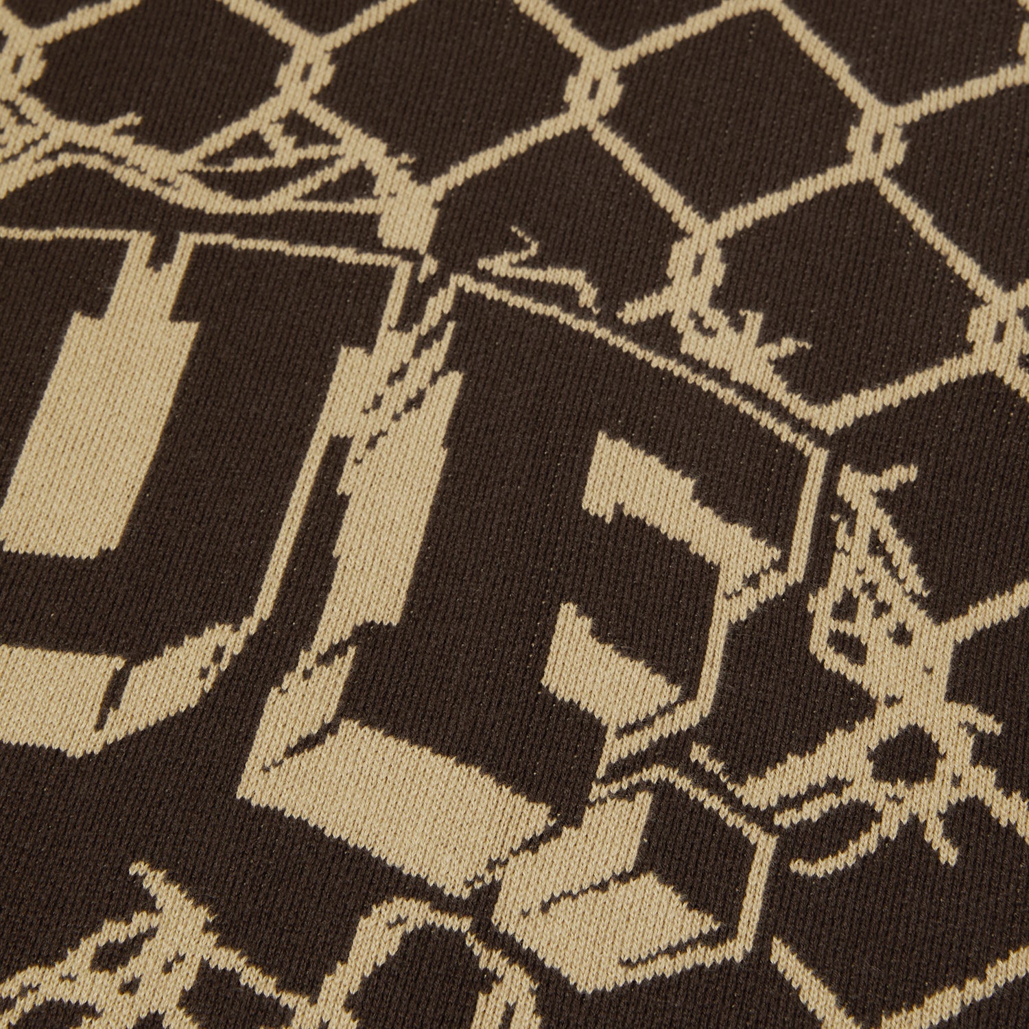 HUF (ハフ) Worldwide JP /KNITS & SWEATERS（ニット&セーター）/ BREAKTHROUGH CREWNECK SWEATER商品 / BISON