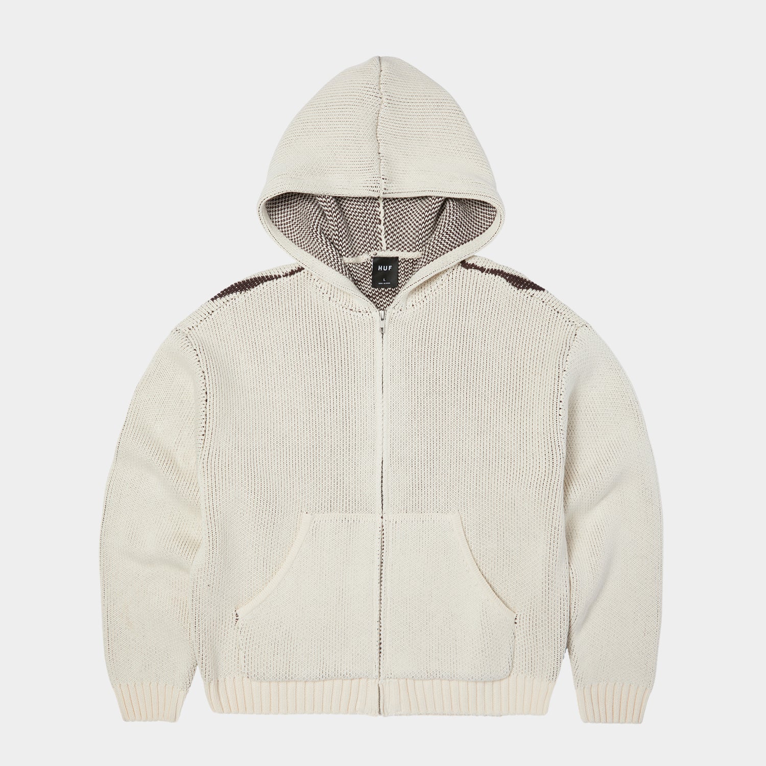 HUF (ハフ) Worldwide JP /KNITS & SWEATERS（ニット&セーター）/ TOKEN ZIP HOODED SWEATER商品 / NAVY
