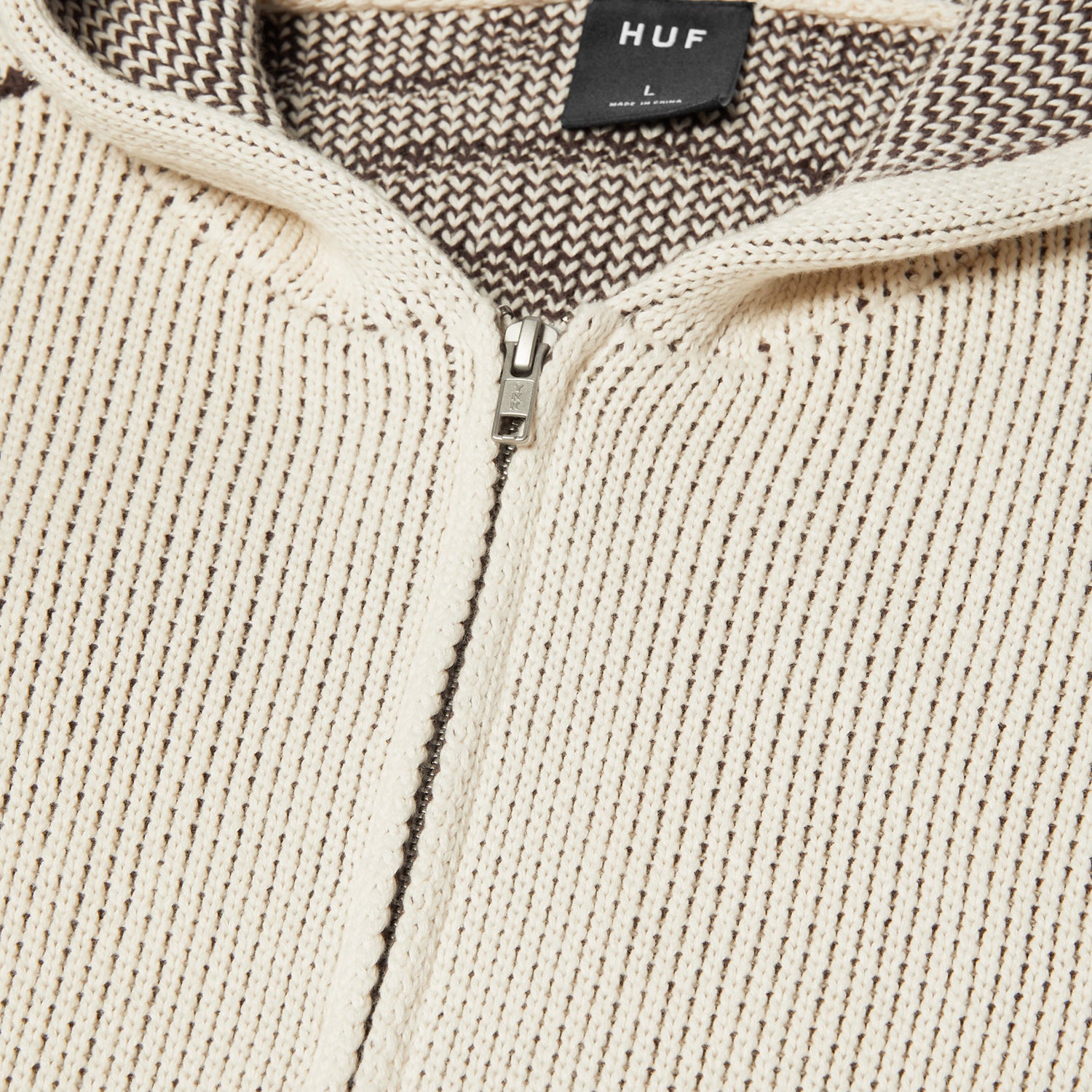 HUF (ハフ) Worldwide JP /KNITS & SWEATERS（ニット&セーター）/ TOKEN ZIP HOODED SWEATER商品 / NAVY