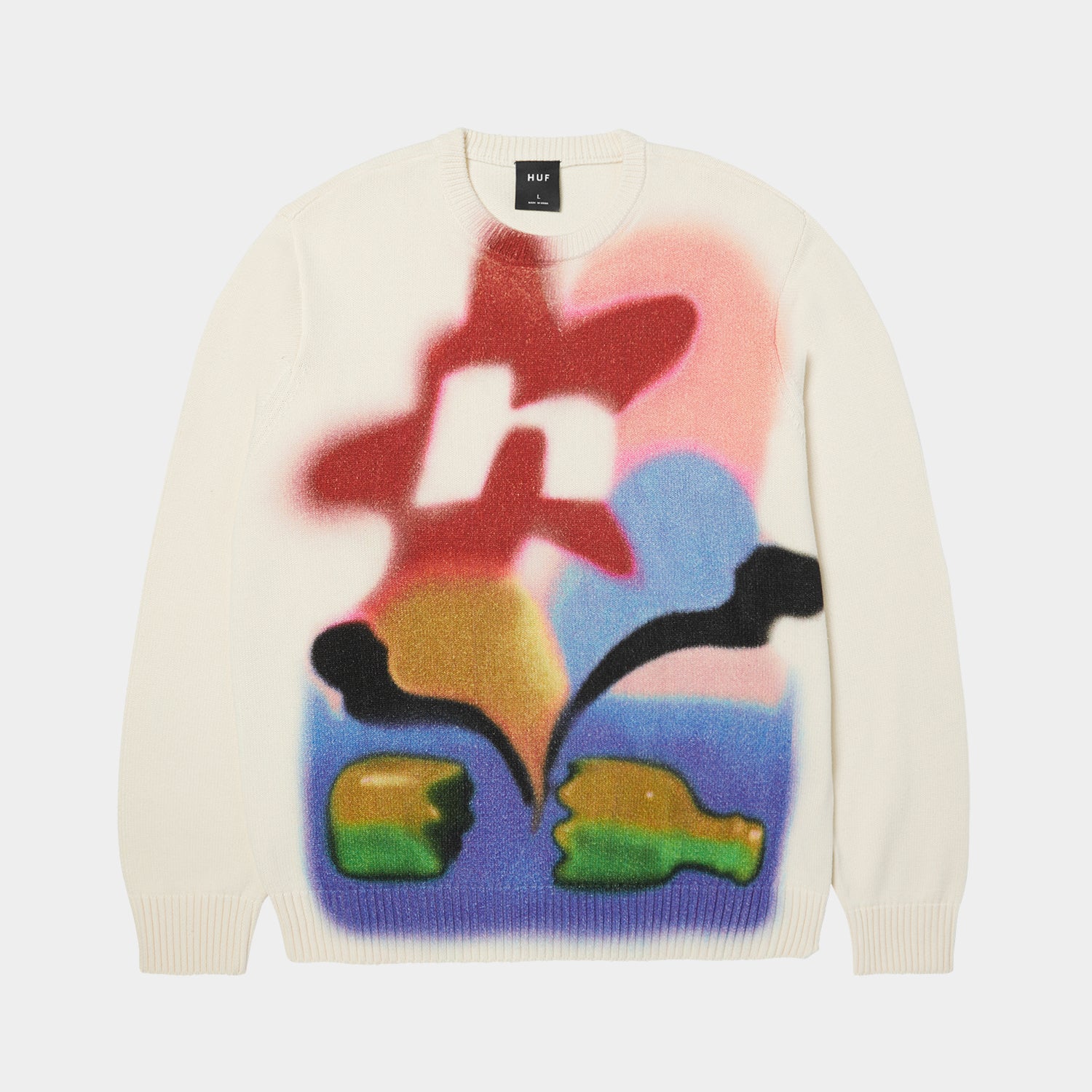 HUF (ハフ) Worldwide JP /KNITS & SWEATERS（ニット&セーター）/ SOFT FOCUS CREWNECK SWEATER商品 / MULTI