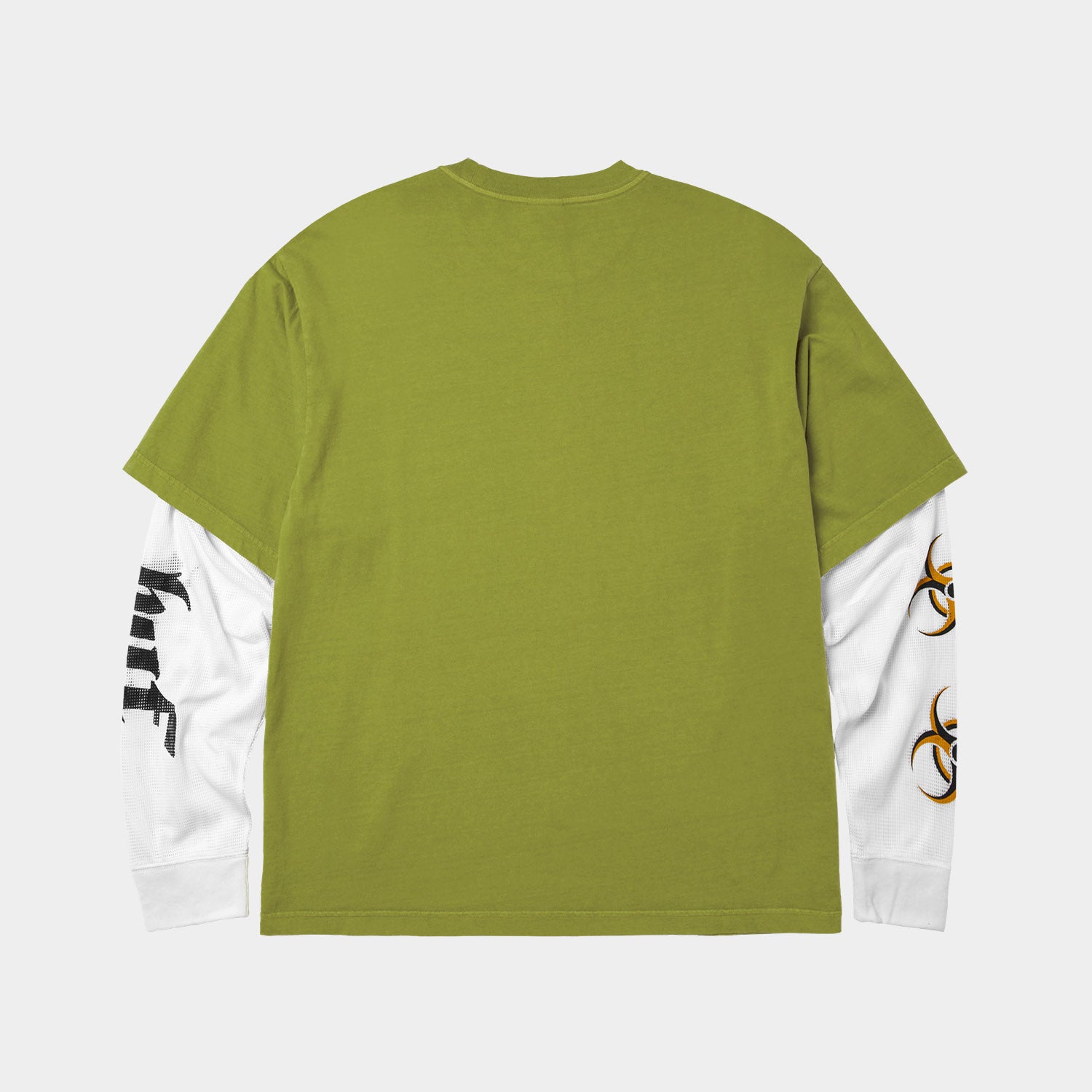 HUF (ハフ) Worldwide JP /TOPS & SHIRTS（トップス&シャツ）/ LEON LS DOUBLE LAYER TOP商品 / ACID GREEN