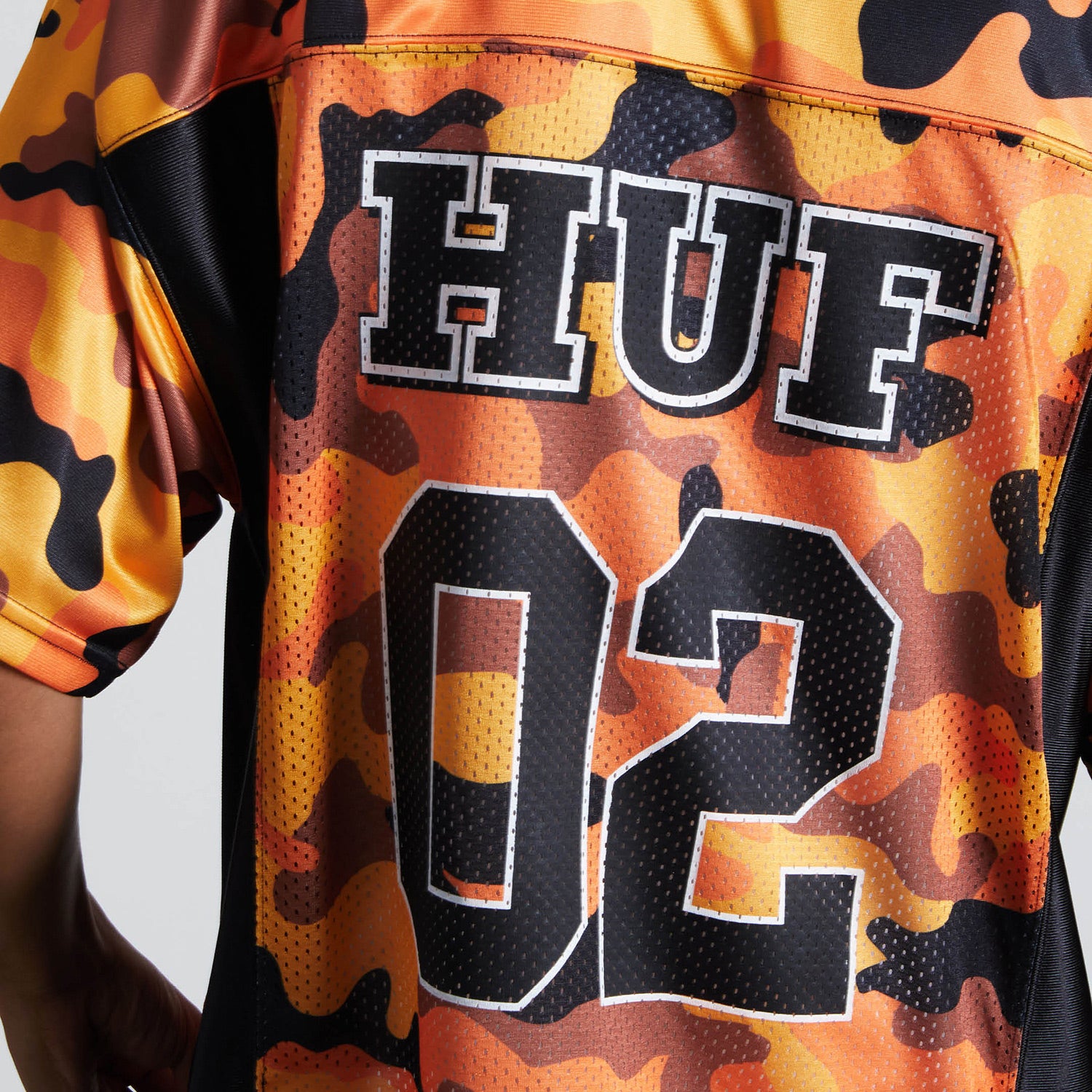 HUF (ハフ) Worldwide JP /TOPS & SHIRTS（トップス&シャツ）/ CAMO FOOTBALL JERSEY商品 / BROWN