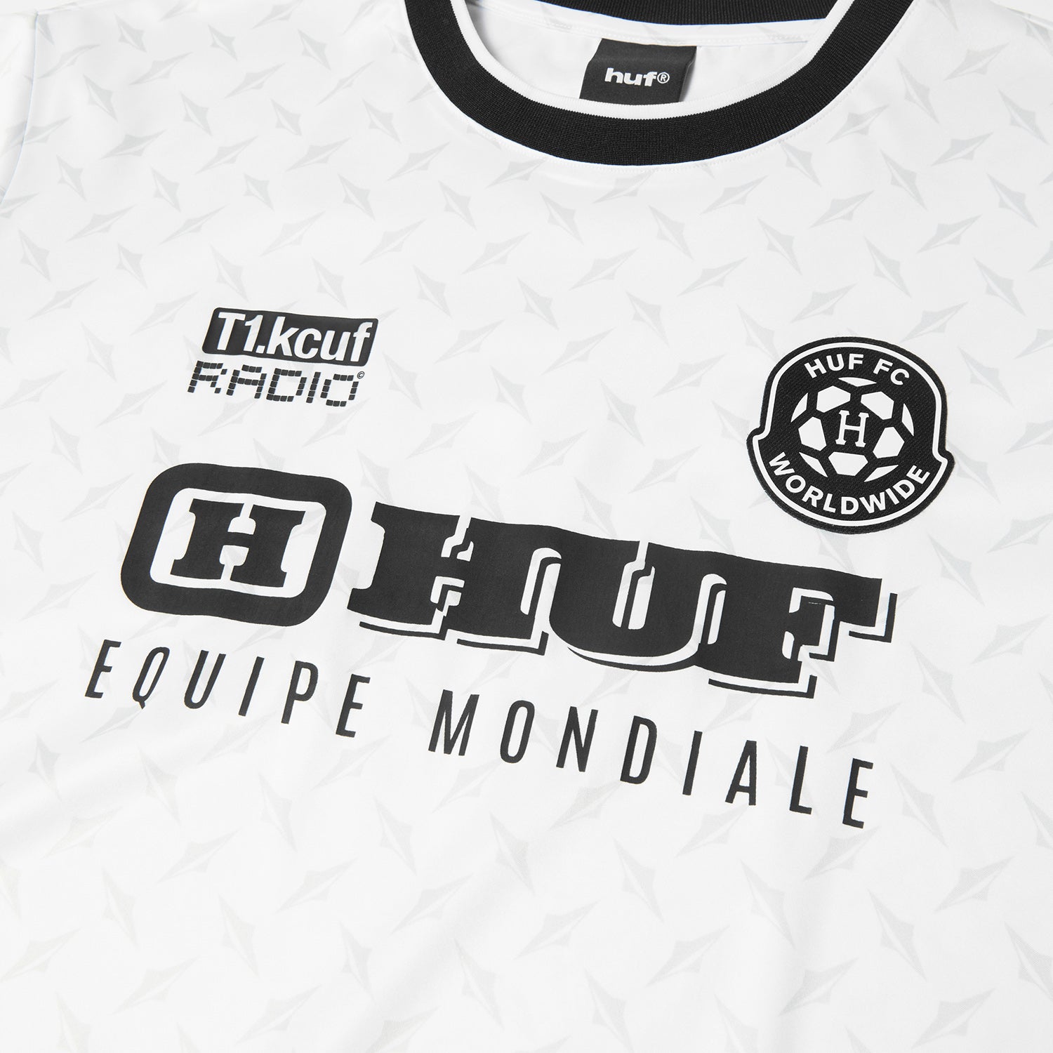 HUF (ハフ) Worldwide JP /TOPS & SHIRTS（トップス&シャツ）/ EQUIPE MONDIALE JERSEY商品 / WHITE