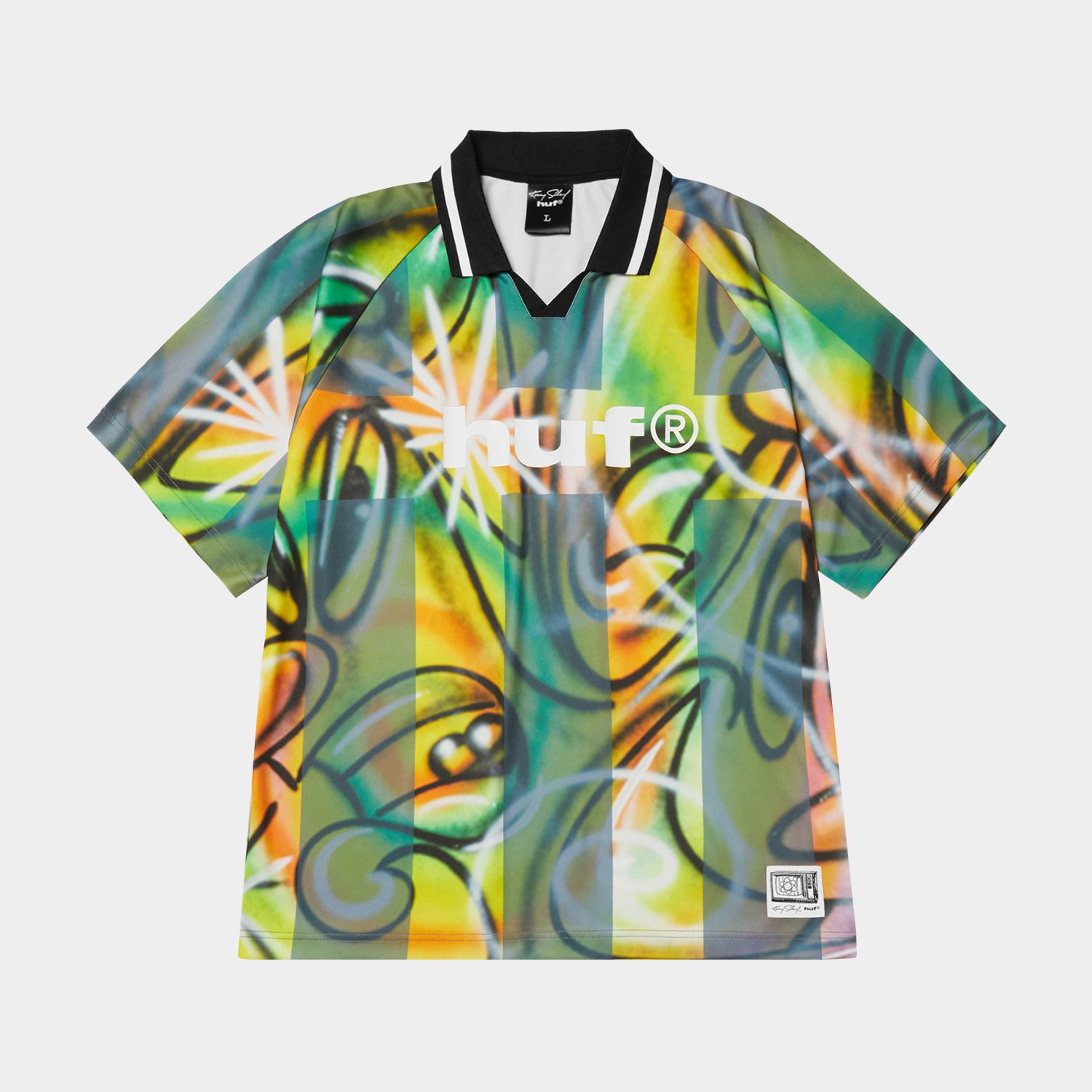 HUF (ハフ) Worldwide JP / TOPS & SHIRTS（トップス&シャツ） / KENNY SCHARF MULTITUD SOCCER JERSEY商品 / MULTI