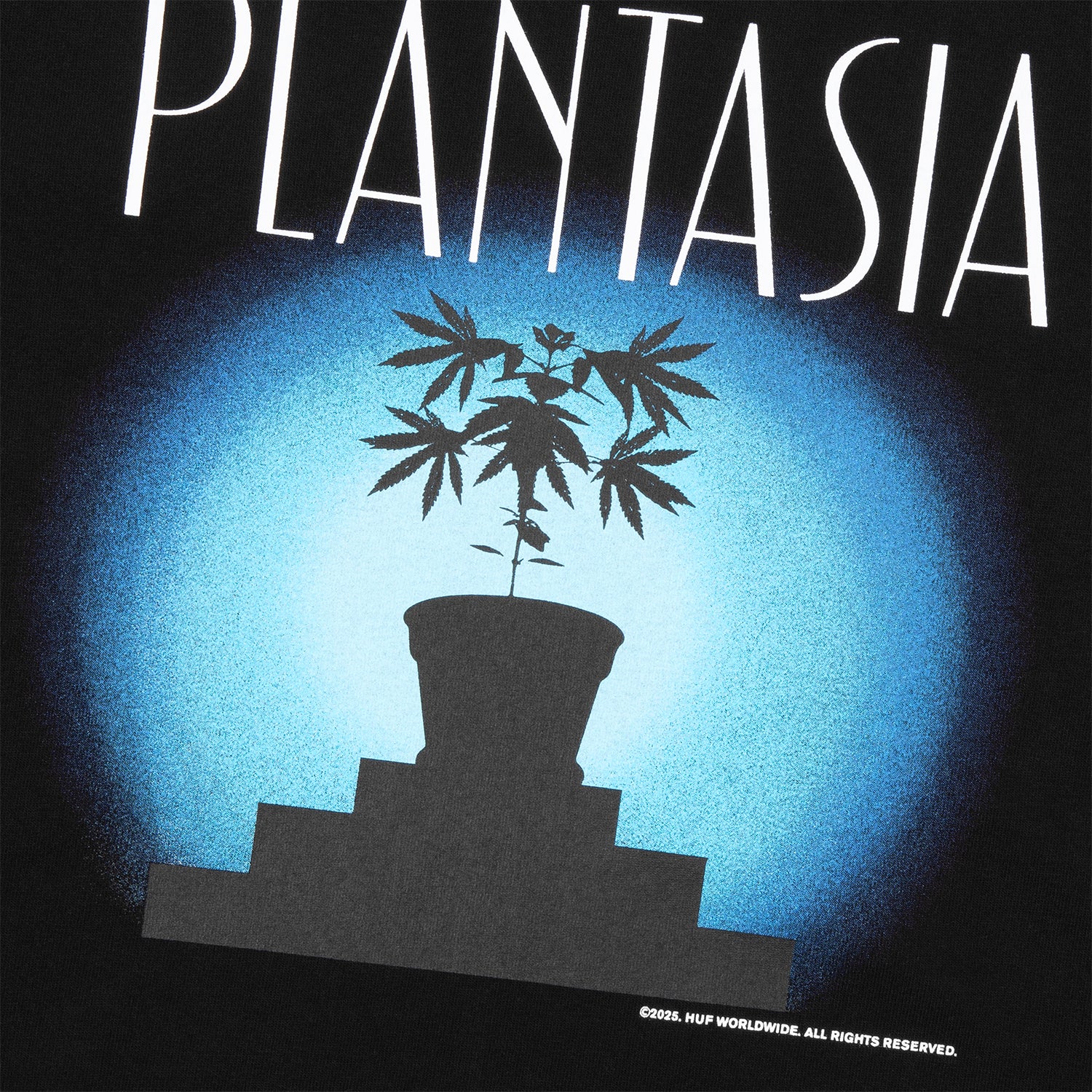 HUF (ハフ) Worldwide JP /TOPS & SHIRTS（トップス&シャツ）/ PLANTASIA DOUBLE LAYER LS TOP商品 / BLACK