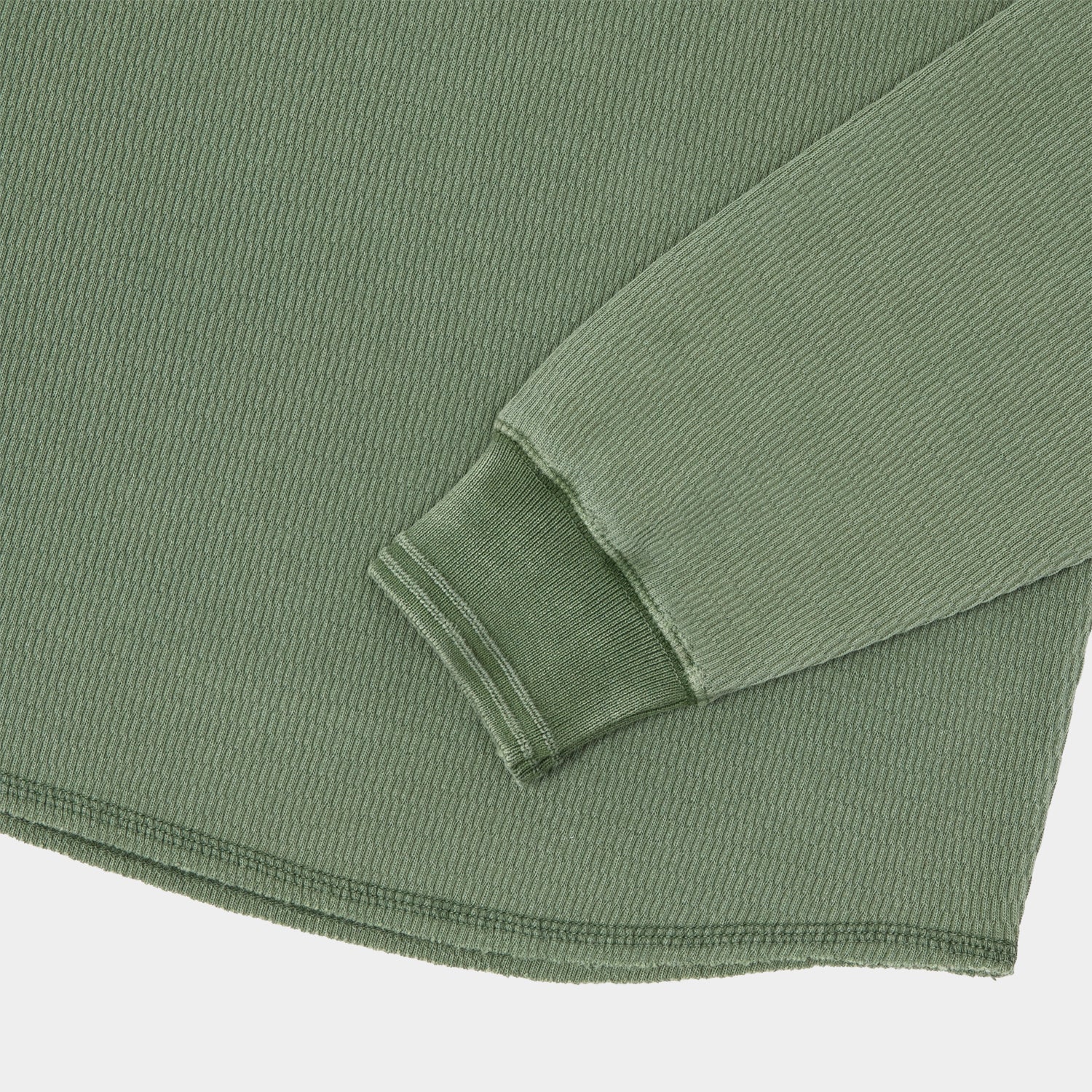 HUF (ハフ) Worldwide JP /TOPS & SHIRTS（トップス&シャツ）/ STRETCH LOGO HENRY THERMAL商品 / DARK OLIVE