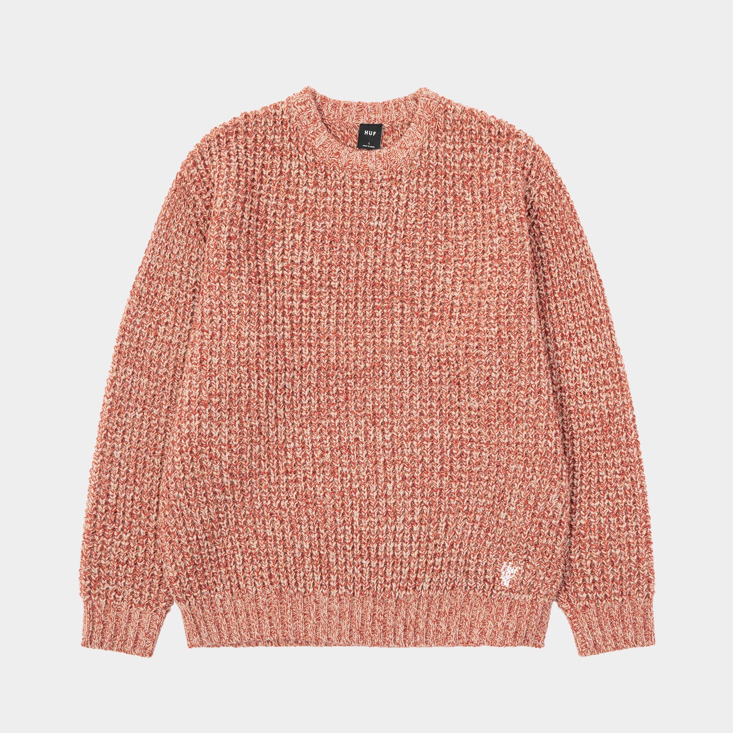 HUF (ハフ) Worldwide JP /KNITS & SWEATERS（ニット&セーター）/ 1984 MELANGE SWEATER商品 / BROWN