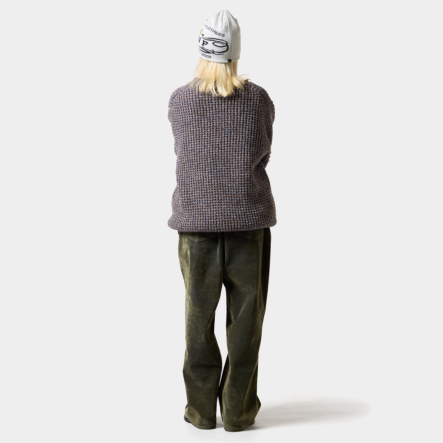 HUF (ハフ) Worldwide JP /KNITS & SWEATERS（ニット&セーター）/ 1984 MELANGE SWEATER商品 / BROWN