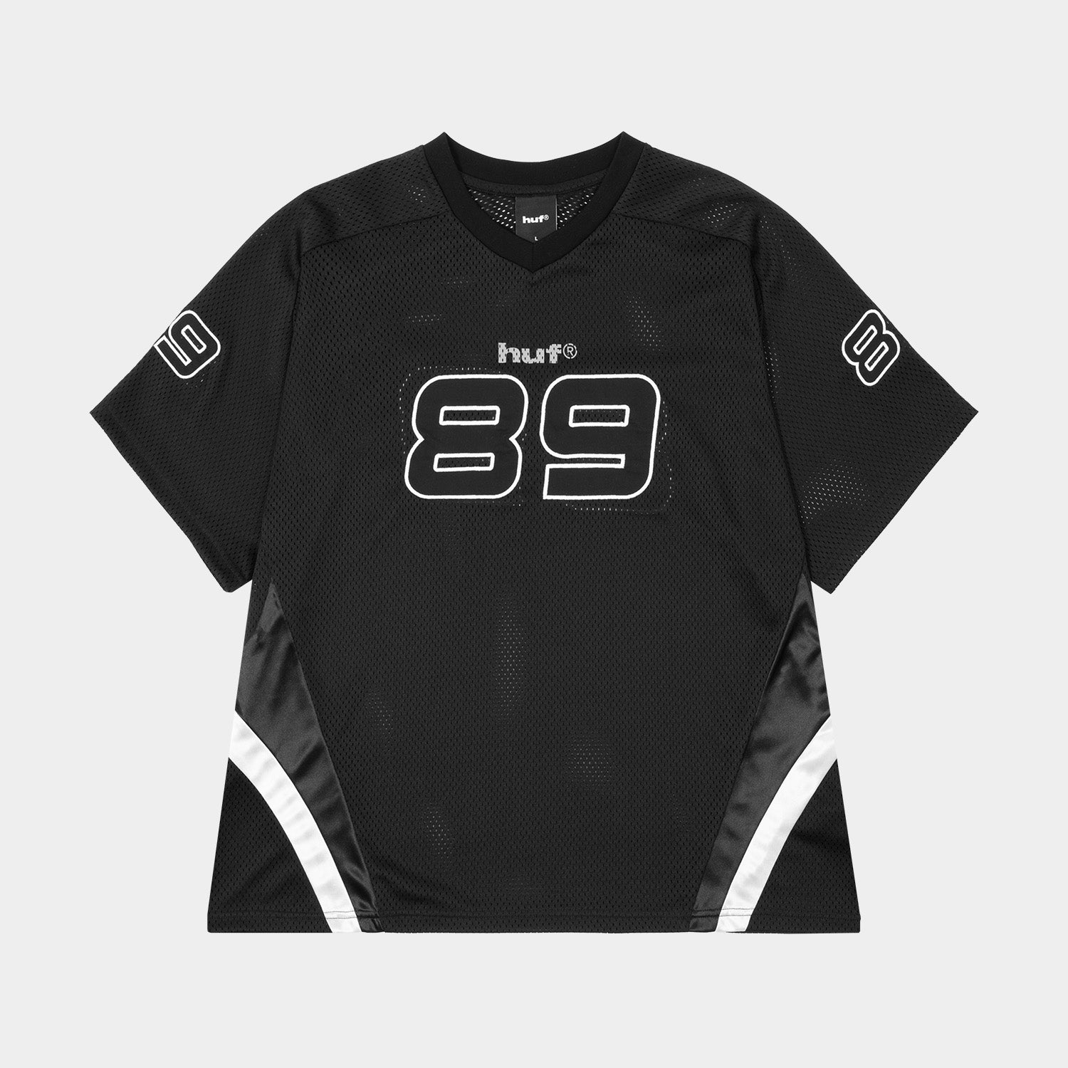HUF (ハフ) Worldwide JP /TOPS & SHIRTS（トップス&シャツ）/ CROSS CONDITIONS FOOTBALL CREW商品 / BLACK
