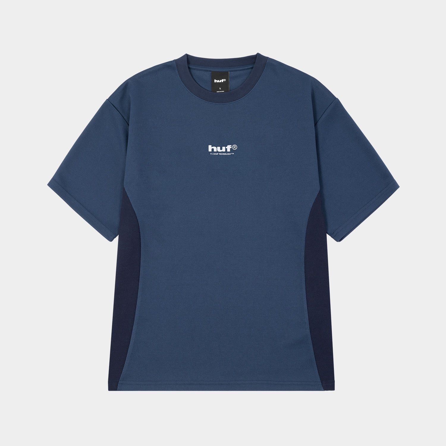 HUF (ハフ) Worldwide JP /TOPS & SHIRTS（トップス&シャツ）/ CROSS CONDITIONS BC TECH TEE商品 / NAVY