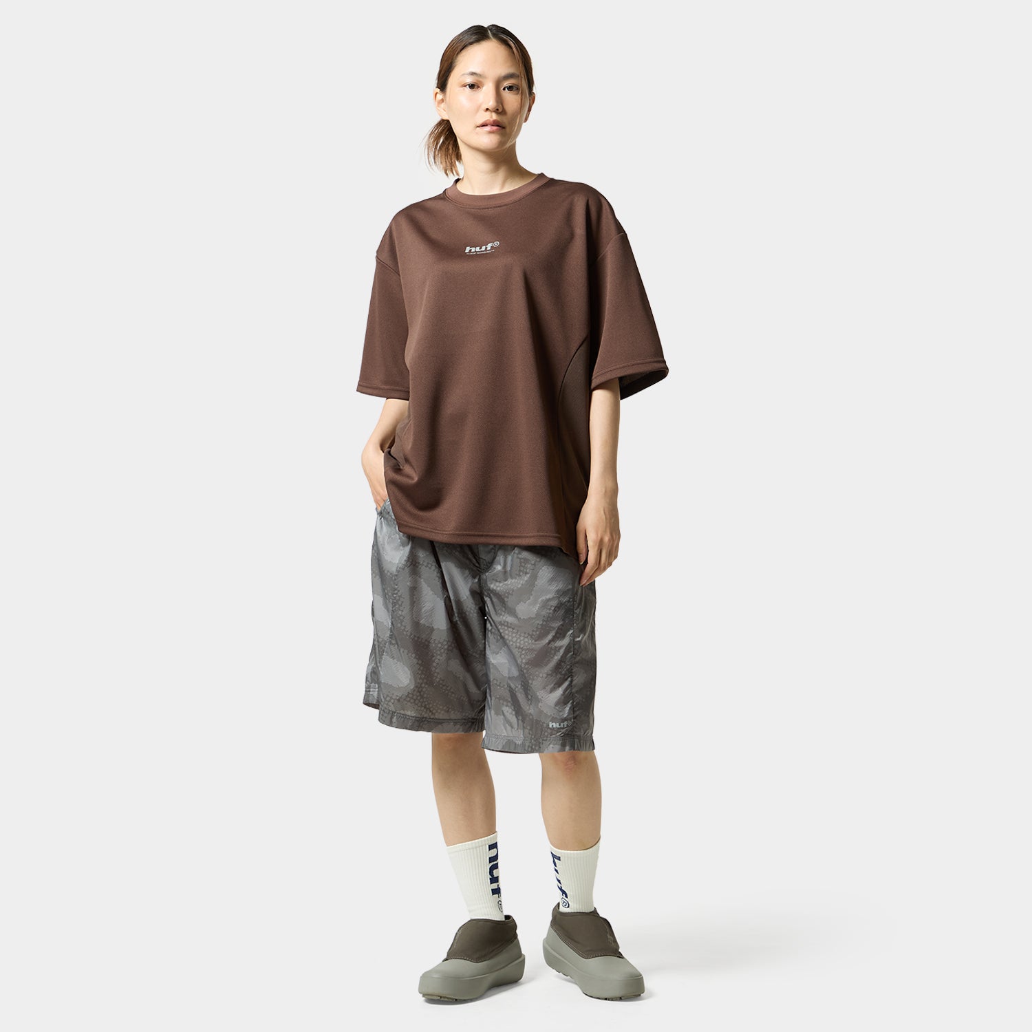 HUF (ハフ) Worldwide JP /TOPS & SHIRTS（トップス&シャツ）/ CROSS CONDITIONS BC TECH TEE商品 / NAVY