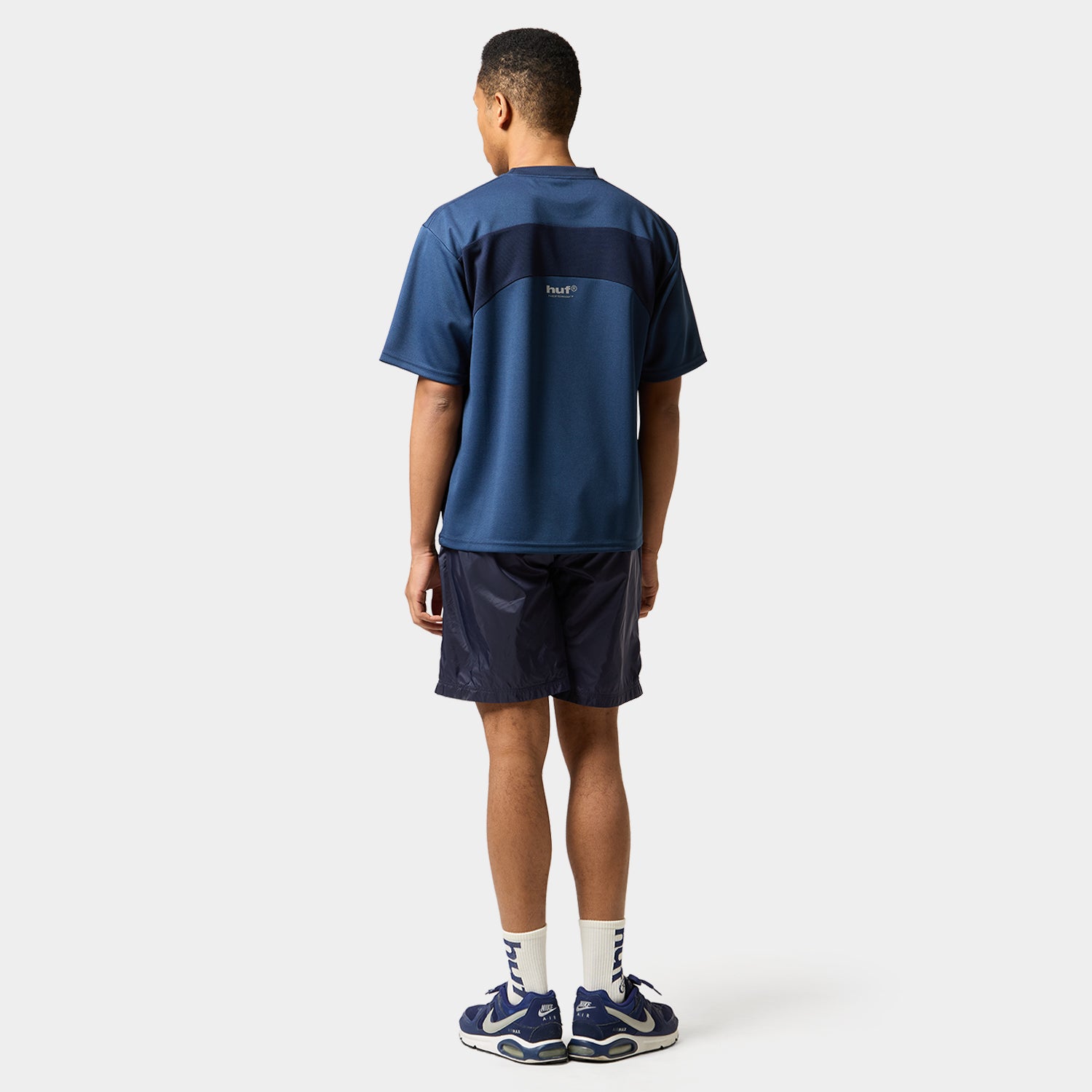 HUF (ハフ) Worldwide JP /TOPS & SHIRTS（トップス&シャツ）/ CROSS CONDITIONS BC TECH TEE商品 / NAVY