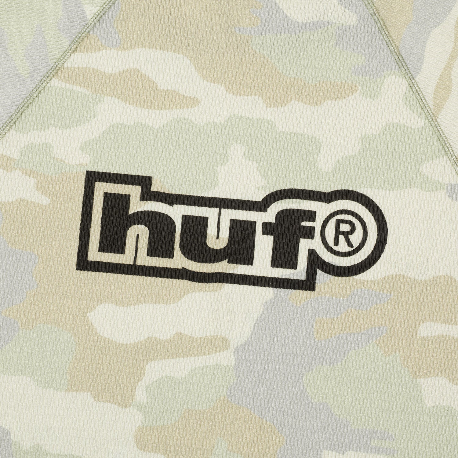 HUF (ハフ) Worldwide JP /TOPS & SHIRTS（トップス&シャツ）/ 89 OUTLINE LS RAGLAN商品 / BLACK