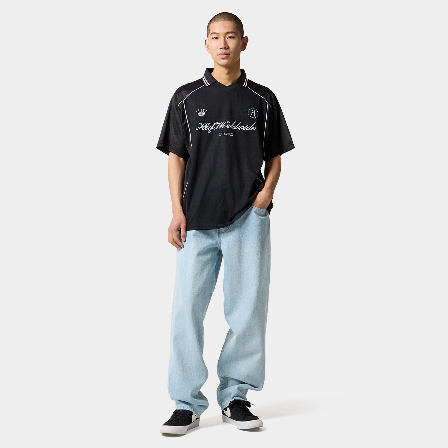 HUF (ハフ) Worldwide JP /TOPS & SHIRTS（トップス&シャツ）/ ANTHEM JERSEY商品 / NAVY