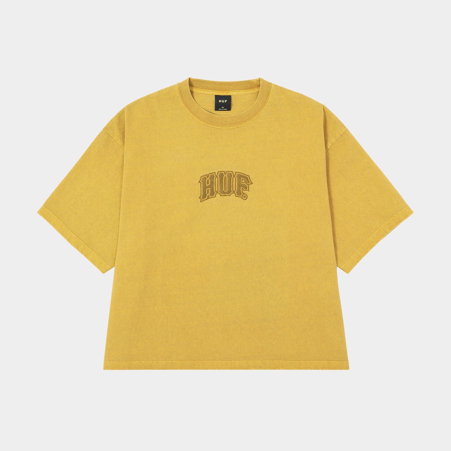 HUF (ハフ) Worldwide JP /TOPS & SHIRTS（トップス&シャツ）/ CLASSIC ARCH WIDE CREW商品 / YELLOW