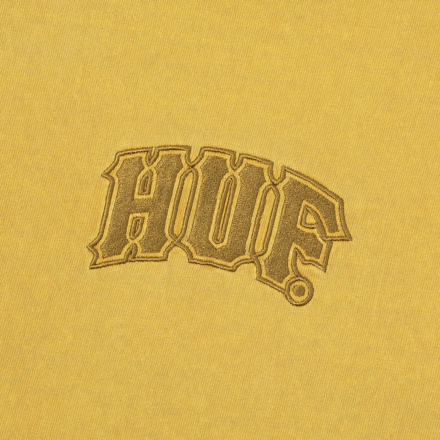 HUF (ハフ) Worldwide JP /TOPS & SHIRTS（トップス&シャツ）/ CLASSIC ARCH WIDE CREW商品 / YELLOW