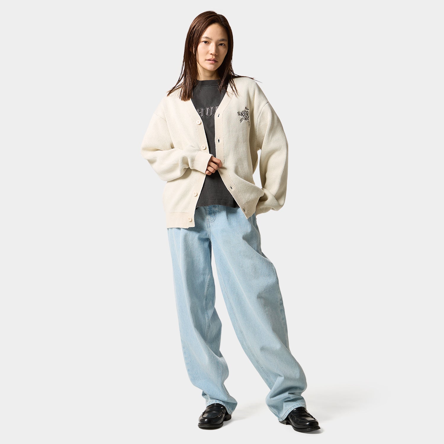 HUF (ハフ) Worldwide JP /KNITS & SWEATERS（ニット&セーター）/ ROSE CARDIGAN商品 / BLEACH