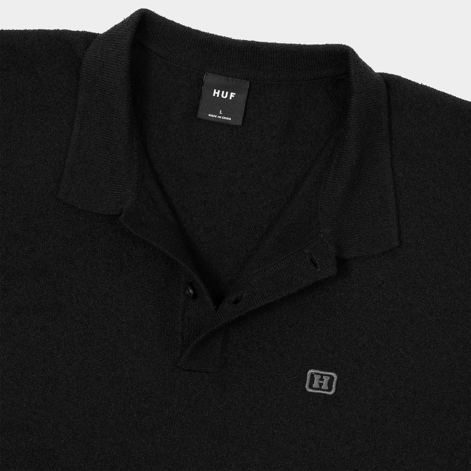 HUF (ハフ) Worldwide JP /TOPS & SHIRTS（トップス&シャツ）/ SERIF H KNIT POLO TOP商品 / LIME