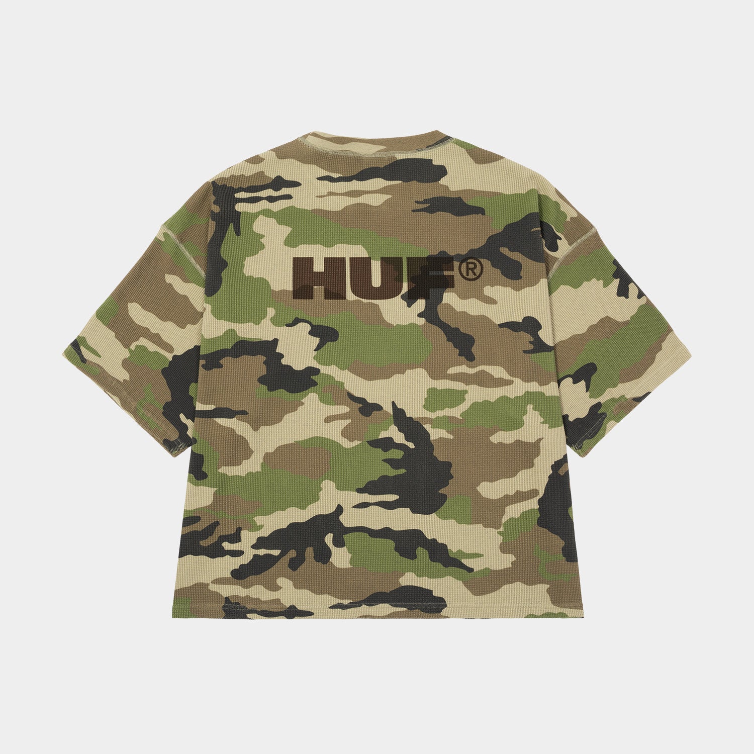 HUF (ハフ) Worldwide JP /TOPS & SHIRTS（トップス&シャツ）/ ALL CAPS THERMAL CREW商品 / CAMO