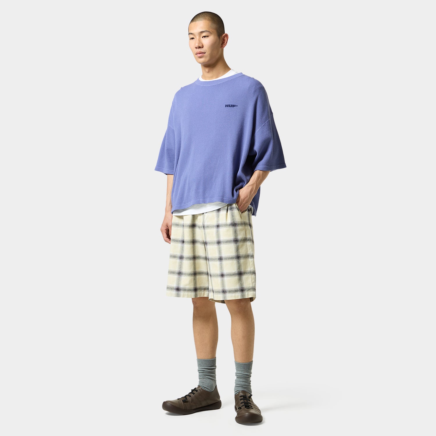 HUF (ハフ) Worldwide JP /TOPS & SHIRTS（トップス&シャツ）/ ALL CAPS THERMAL CREW商品 / CAMO