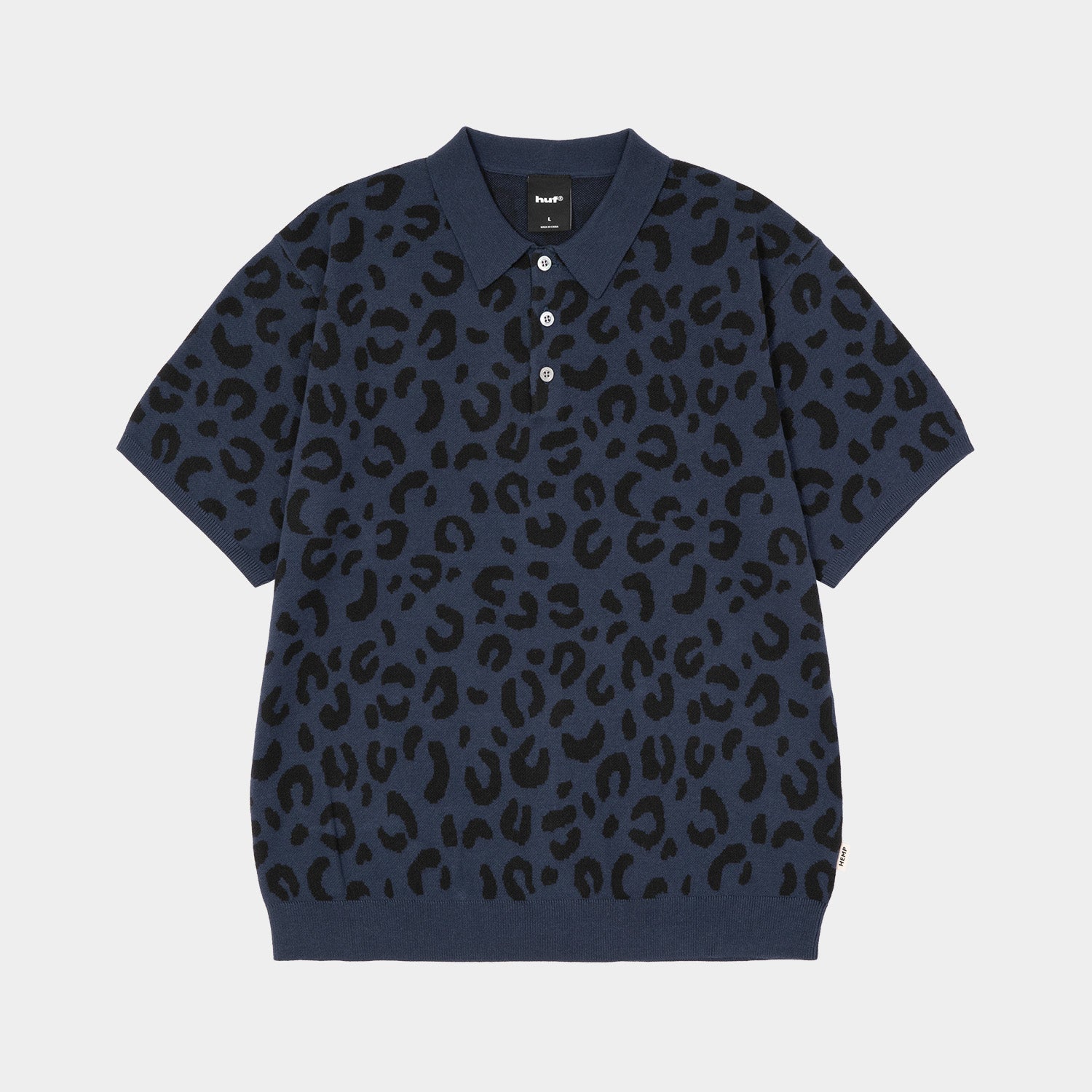 HUF (ハフ) Worldwide JP /TOPS & SHIRTS（トップス&シャツ）/ huf CO-OP CHUNKY CHEETAH KNIT POLO商品 / BEIGE
