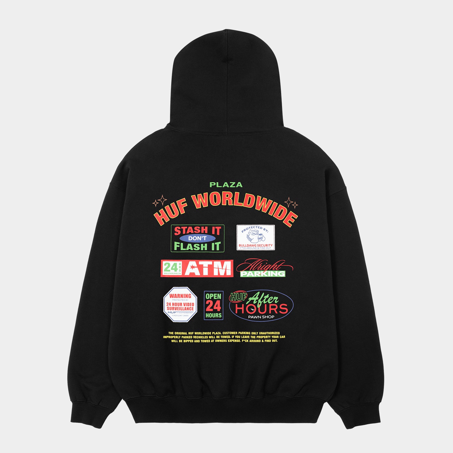 HUF (ハフ) Worldwide JP /HOODIES（パーカー）/ PROMO HOODIE商品 / BLACK