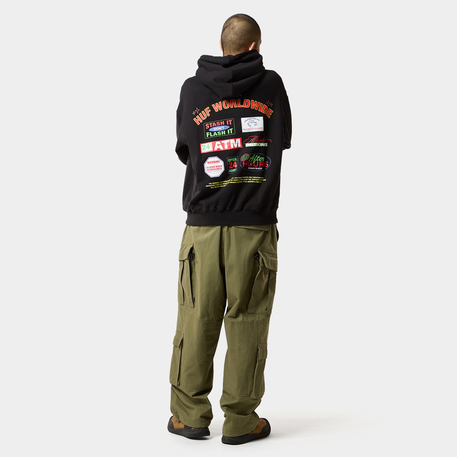 HUF (ハフ) Worldwide JP /HOODIES（パーカー）/ PROMO HOODIE商品 / BLACK