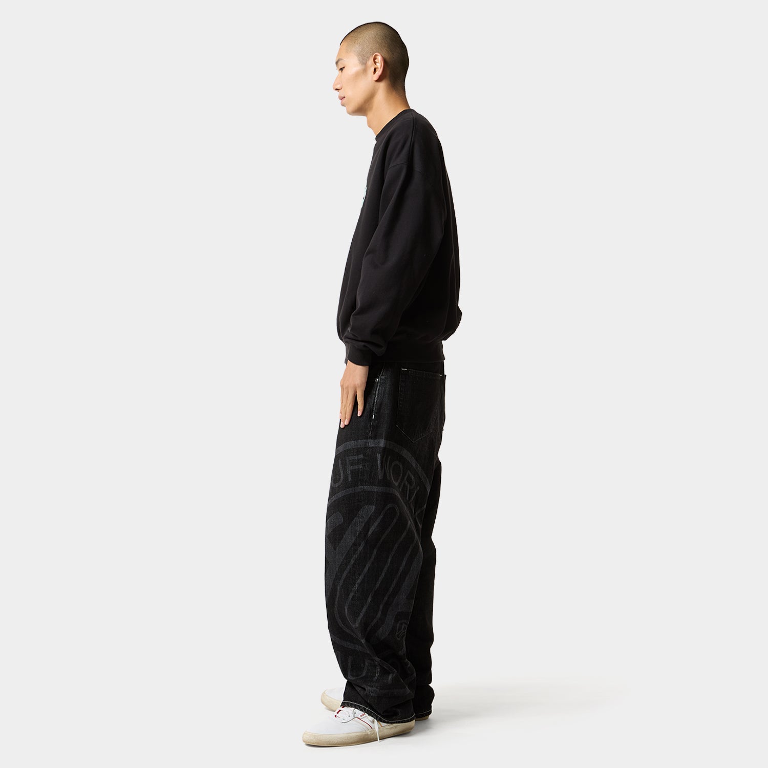 HUF (ハフ) Worldwide JP /SWEATSHIRTS（スウェットシャツ）/ COBRA CREWNECK商品 / BLACK