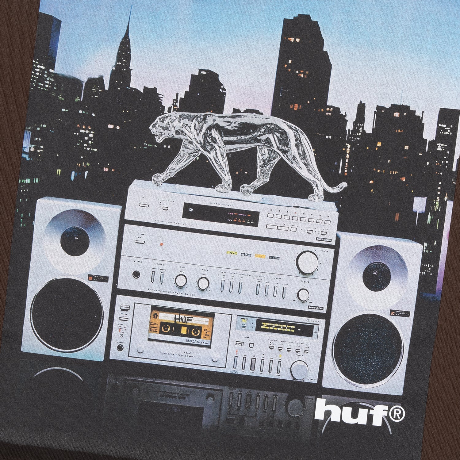 HUF (ハフ) Worldwide JP /KNITS & SWEATERS（ニット&セーター）/ MIDNIGHT RADIO CREW商品 / BLACK