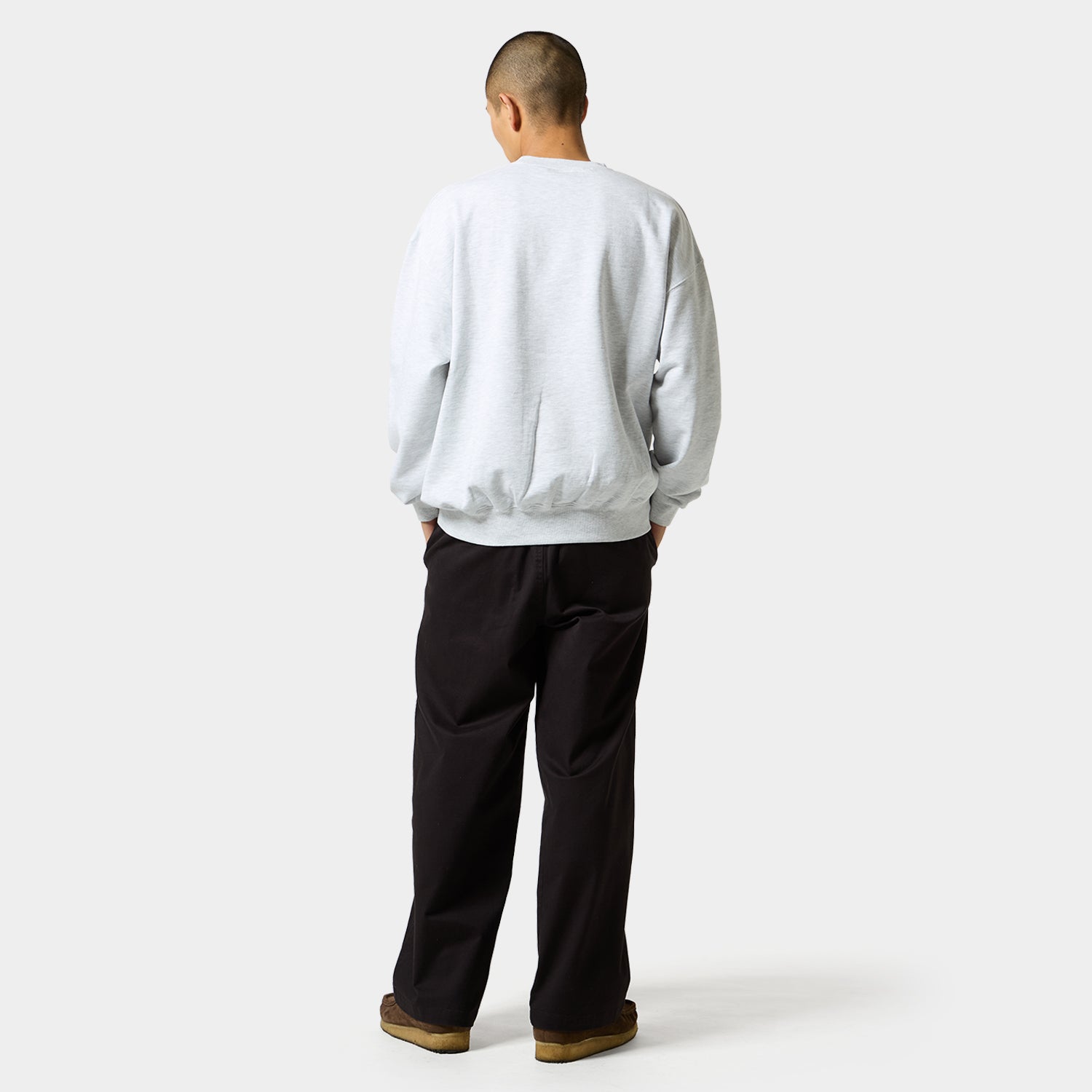 HUF (ハフ) Worldwide JP /SWEATSHIRTS（スウェットシャツ）/ EVERYBODY GET LOOSE CREW商品 / ASH GREY