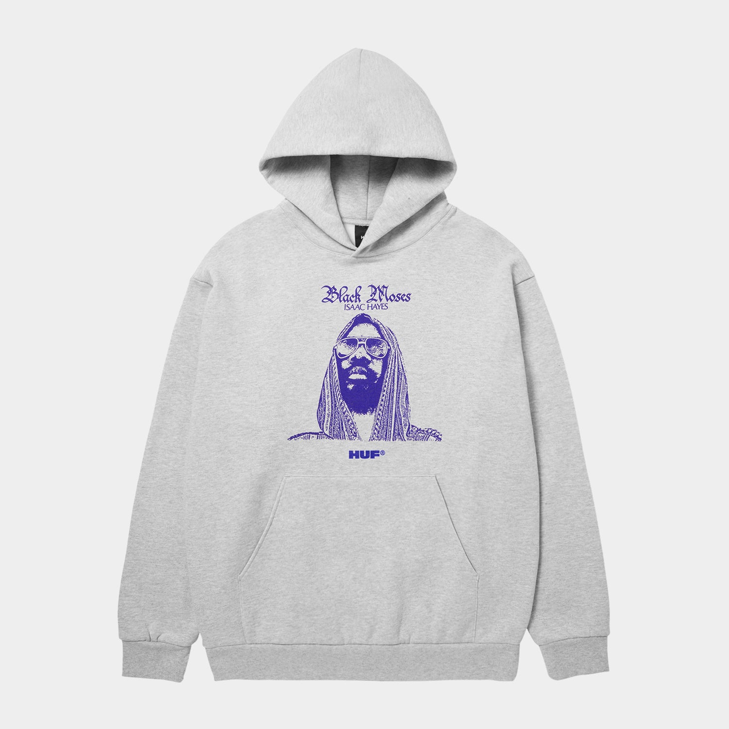 HUF (ハフ) Worldwide JP /HOODIES（パーカー）/ HUF X ISAAC HAYES BLACK MOSES HEAVYWEIGHT HOODIE商品 / ASH