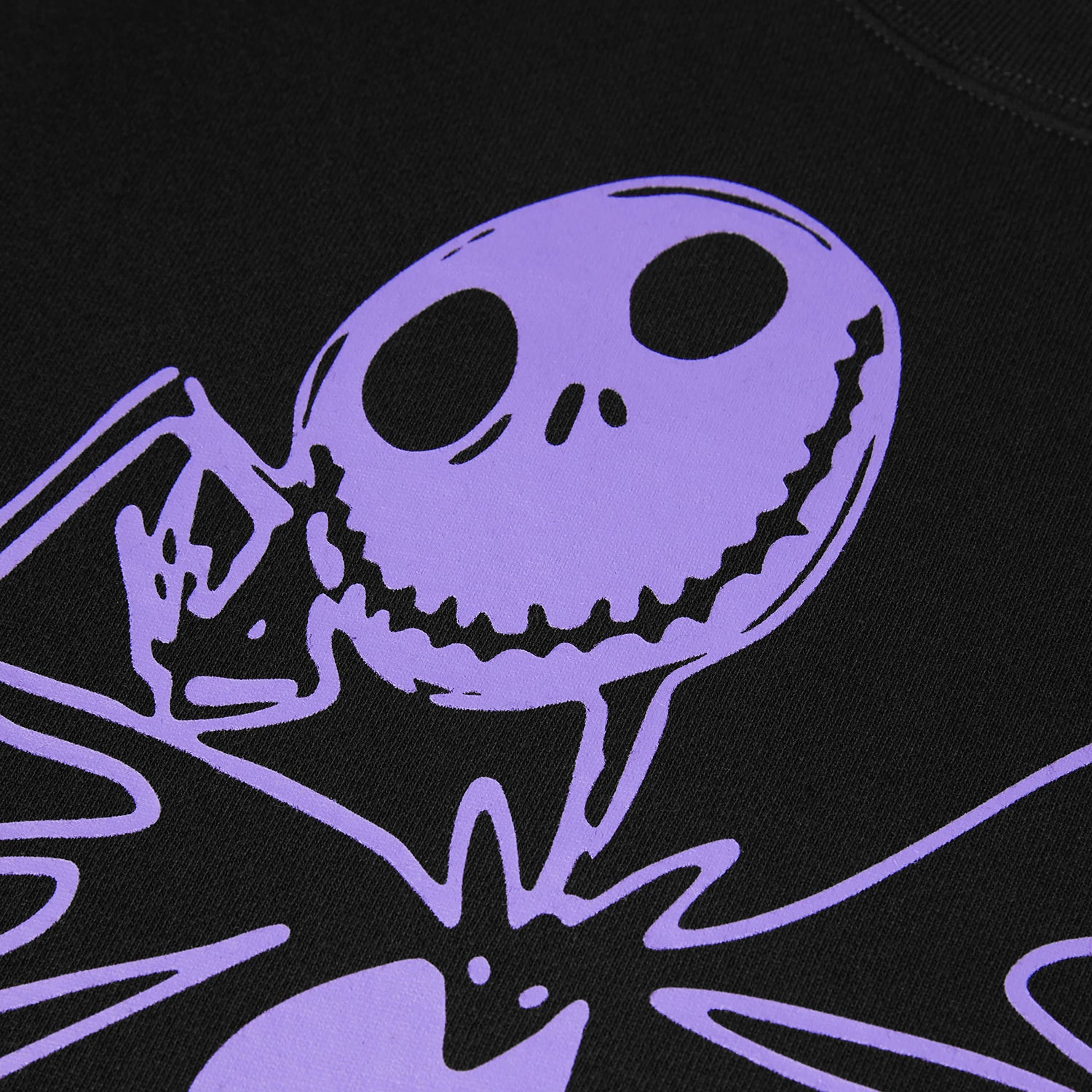 HUF (ハフ) Worldwide JP /SWEATSHIRTS（スウェットシャツ）/ HUF X THE NIGHTMARE BEFORE CHRISTMAS JACK SKELLINGTON CREW商品 / BLACK