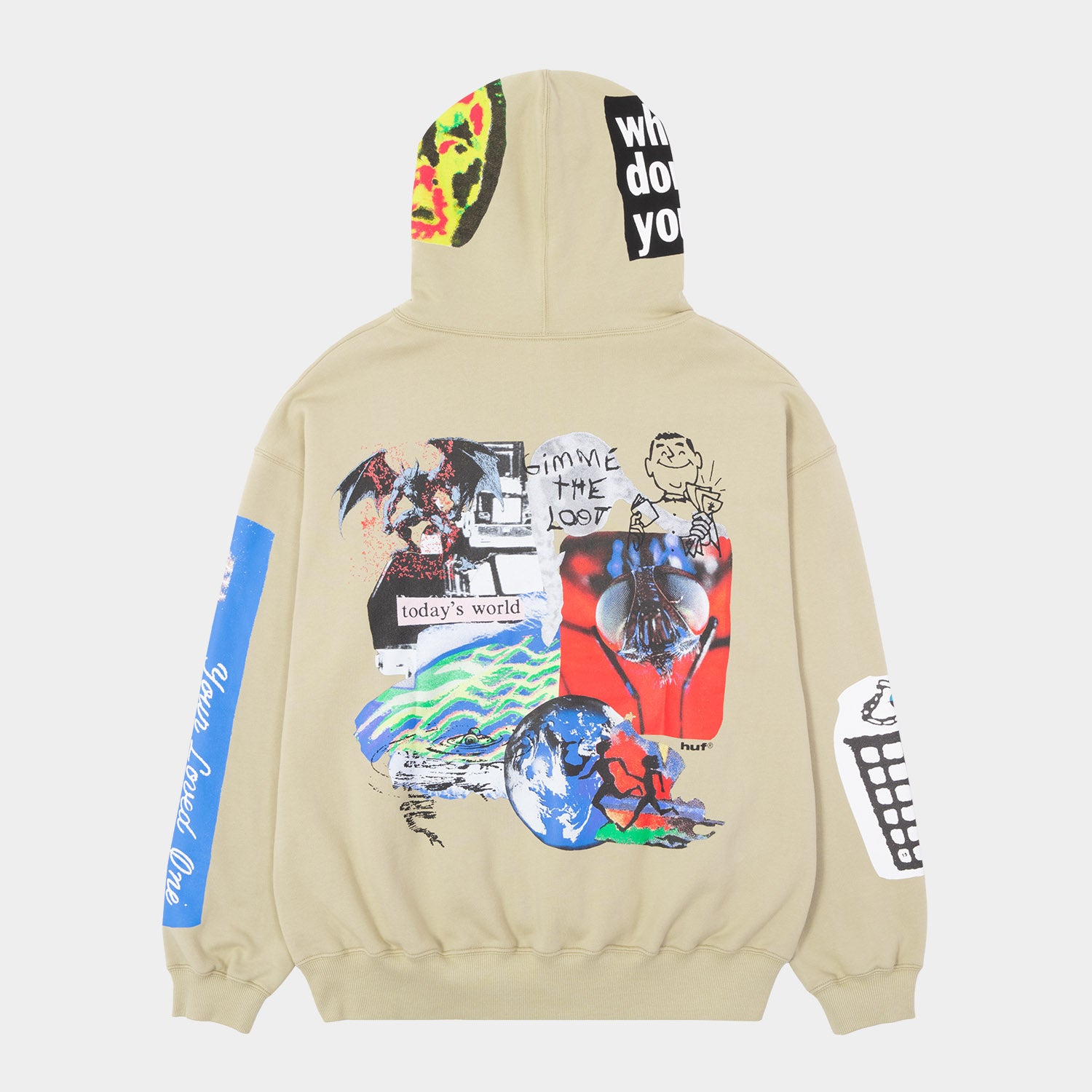HUF (ハフ) Worldwide JP /HOODIES（パーカー）/ GIMME THE LOOT HOODIE商品 / SAND