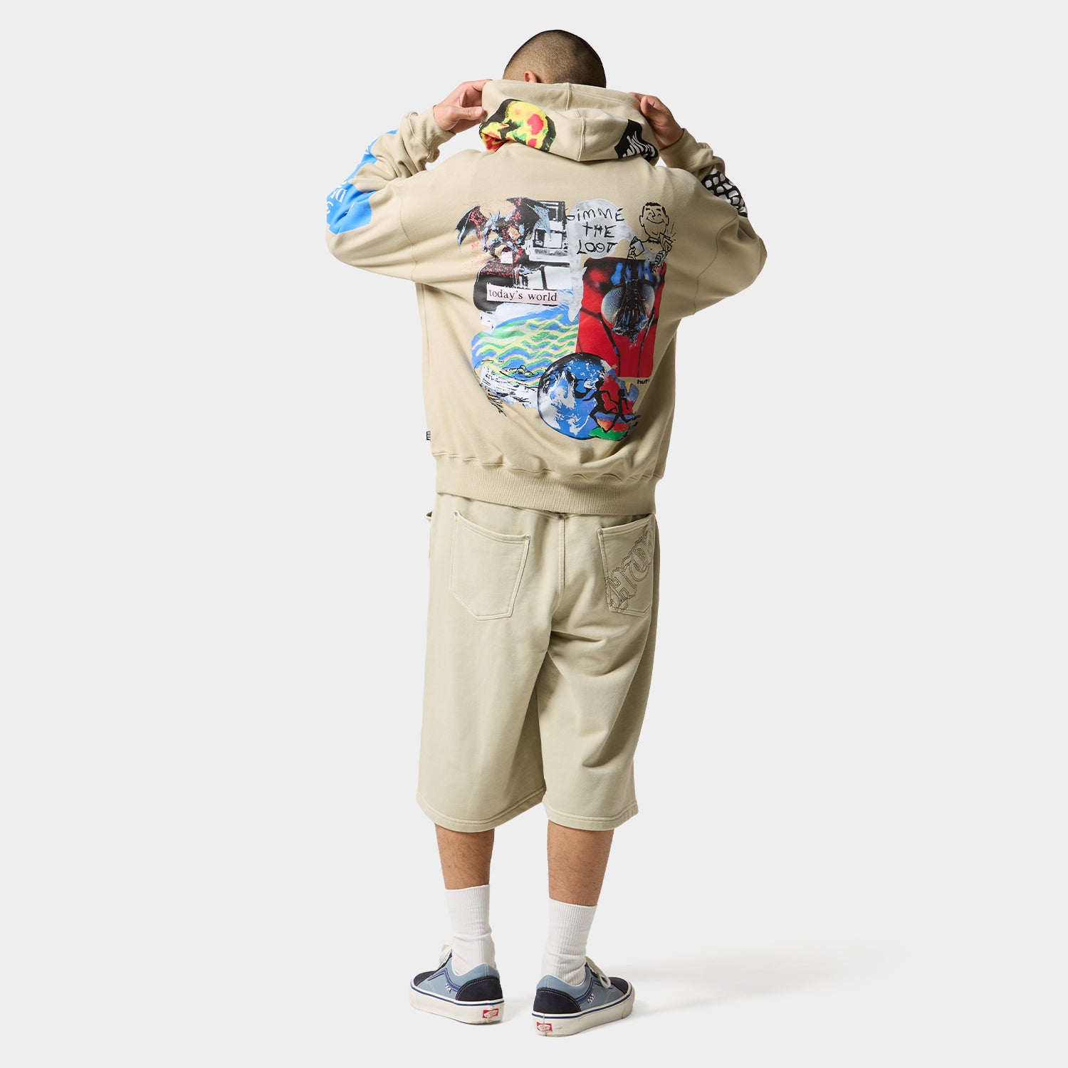 HUF (ハフ) Worldwide JP /HOODIES（パーカー）/ GIMME THE LOOT HOODIE商品 / SAND
