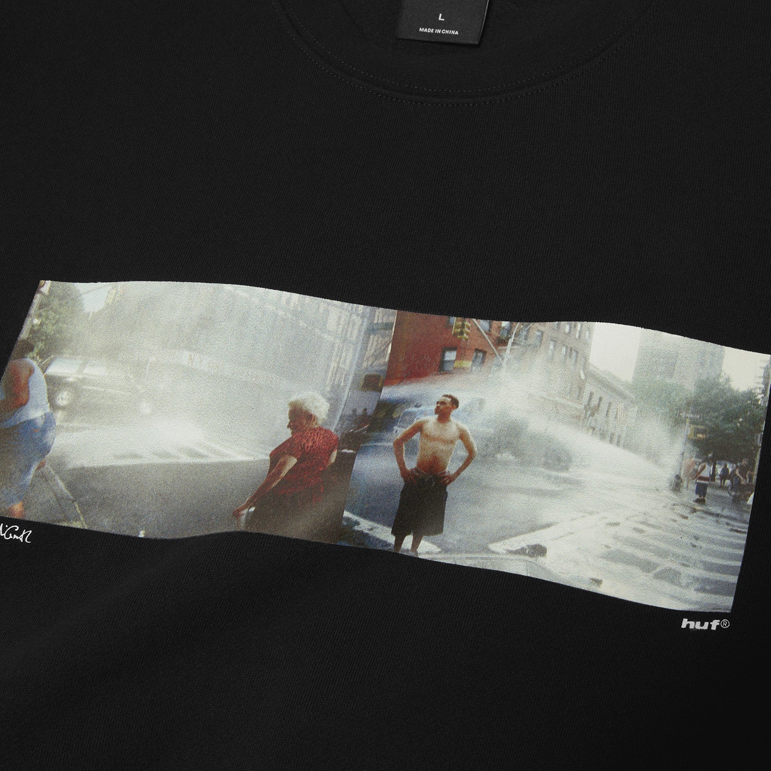 HUF (ハフ) Worldwide JP /SWEATSHIRTS（スウェットシャツ）/ LOST MY WAY HOME CREW商品 / BLACK