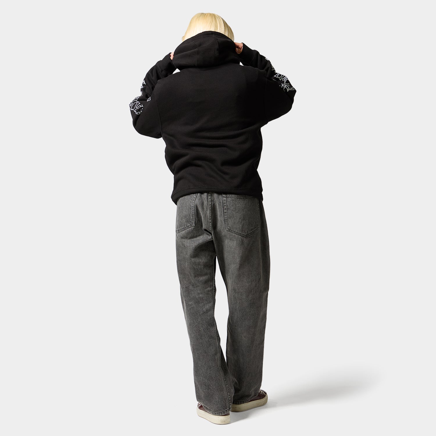 HUF (ハフ) Worldwide JP /HOODIES（パーカー）/ HUF X NIGHTMARE BEFORE CHRISTMAS JACK SKELLINGTON HOODIE商品 / BLACK