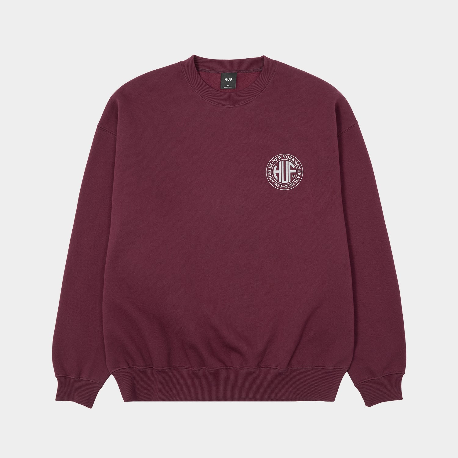 HUF (ハフ) Worldwide JP /SWEATSHIRTS（スウェットシャツ）/ REGIONAL CREWNECK商品 / BLACK