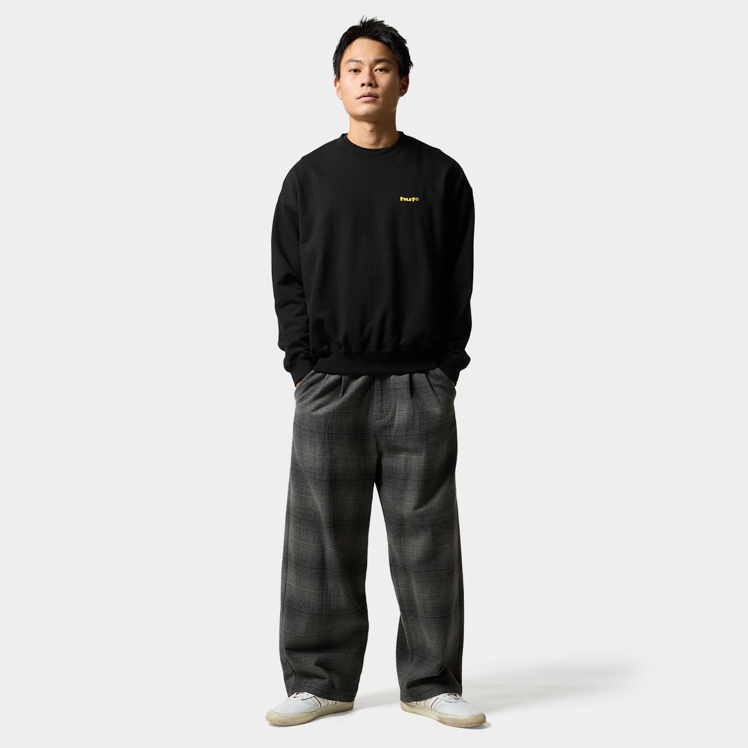 HUF (ハフ) Worldwide JP /SWEATSHIRTS（スウェットシャツ）/ COMMUNITY SUPPORT CREW商品 / ASH GREY