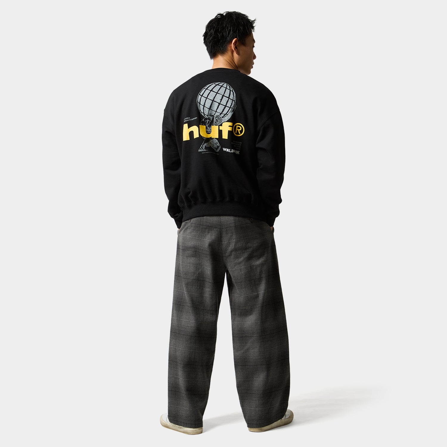 HUF (ハフ) Worldwide JP /SWEATSHIRTS（スウェットシャツ）/ COMMUNITY SUPPORT CREW商品 / ASH GREY