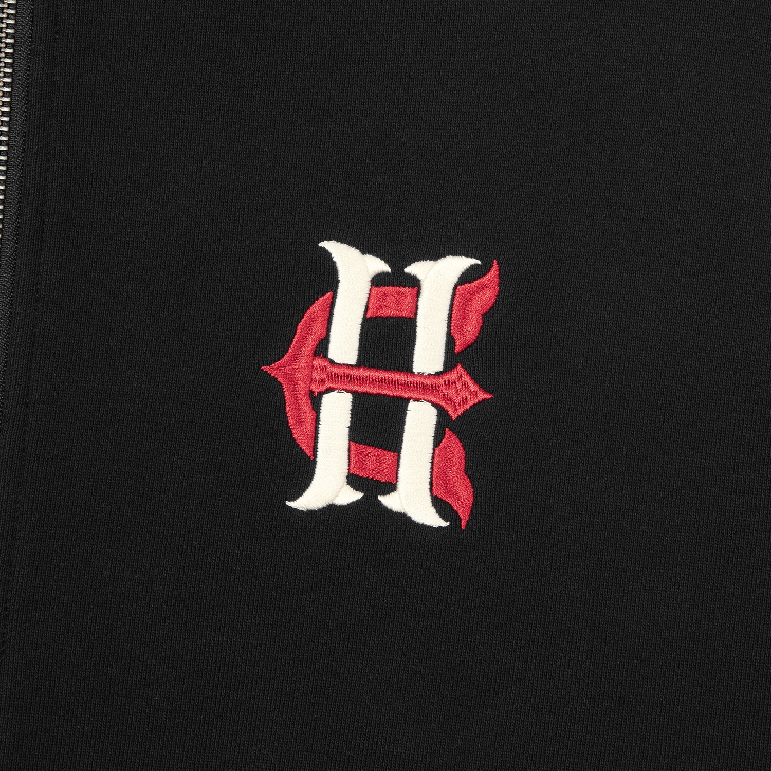 HUF (ハフ) Worldwide JP /HOODIES（パーカー）/ HUF X EVISEN HUFUJI ZIP HOODIE商品 / BLACK