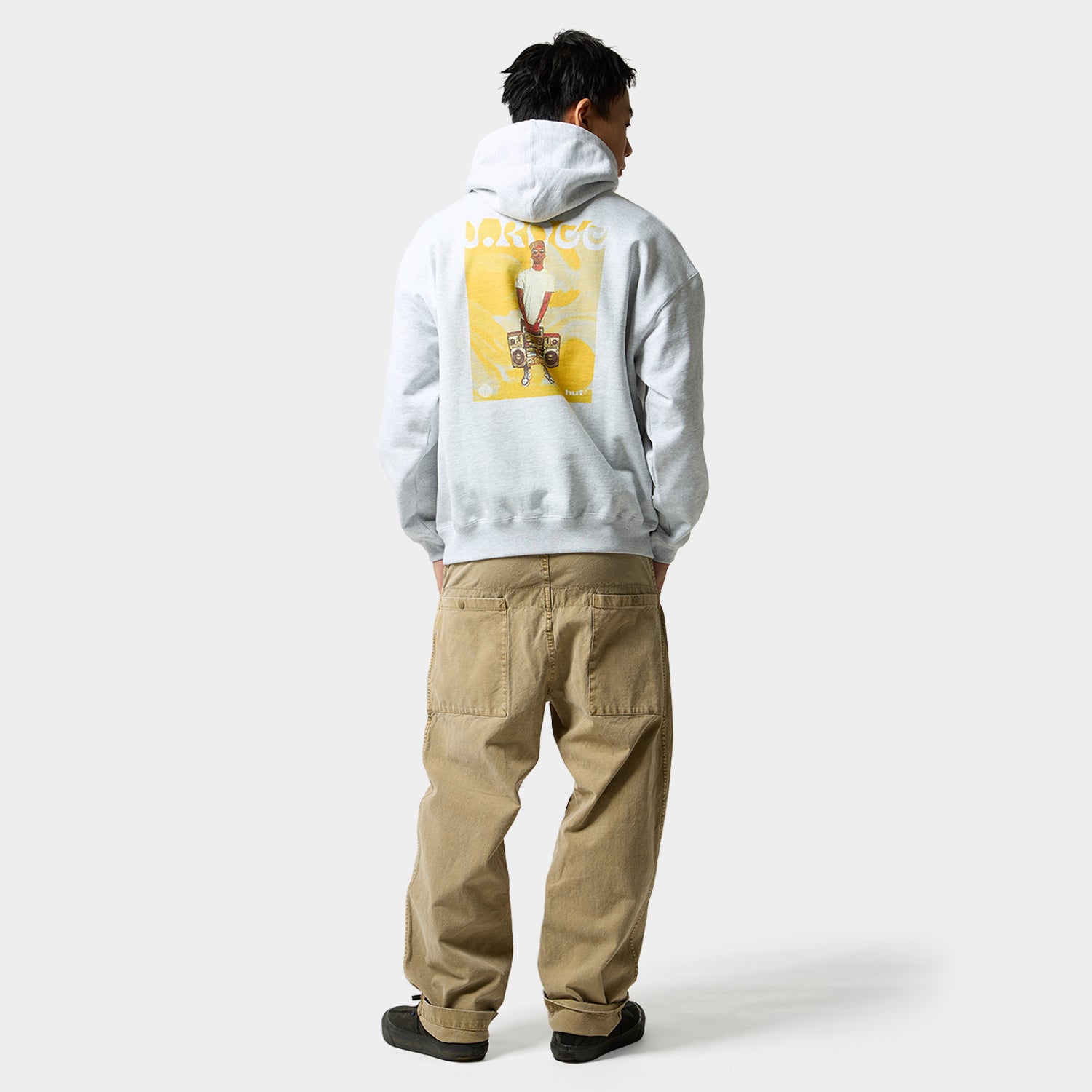 HUF (ハフ) Worldwide JP /HOODIES（パーカー）/ HUF X J.ROCC X STONES THROW HOODIE商品 / ASH GREY