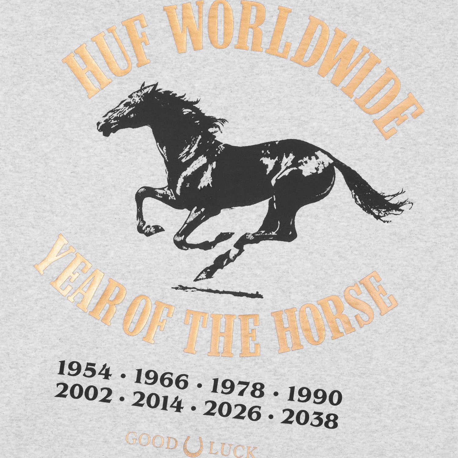 HUF (ハフ) Worldwide JP /HOODIES（パーカー）/ YEAR OF THE HORSE HOODIE商品 / ASH GREY