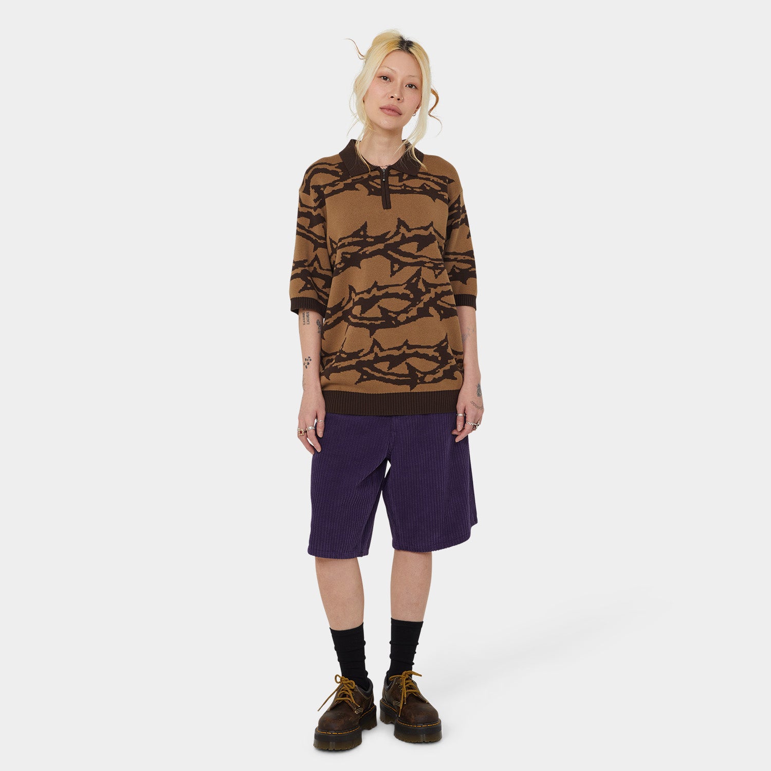 HUF (ハフ) Worldwide JP /SHORTS（ショーツ）/ CROMER CORDUROY SHORT商品 / DARK BERRY