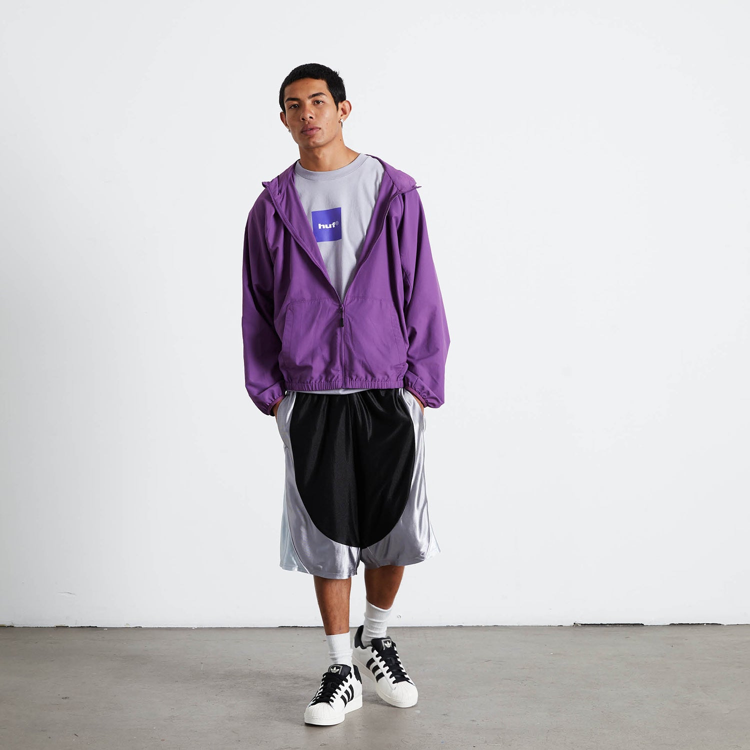 HUF (ハフ) Worldwide JP /SHORTS（ショーツ）/ BRADLEY BASKETBALL SHORT商品 / ACID GREEN